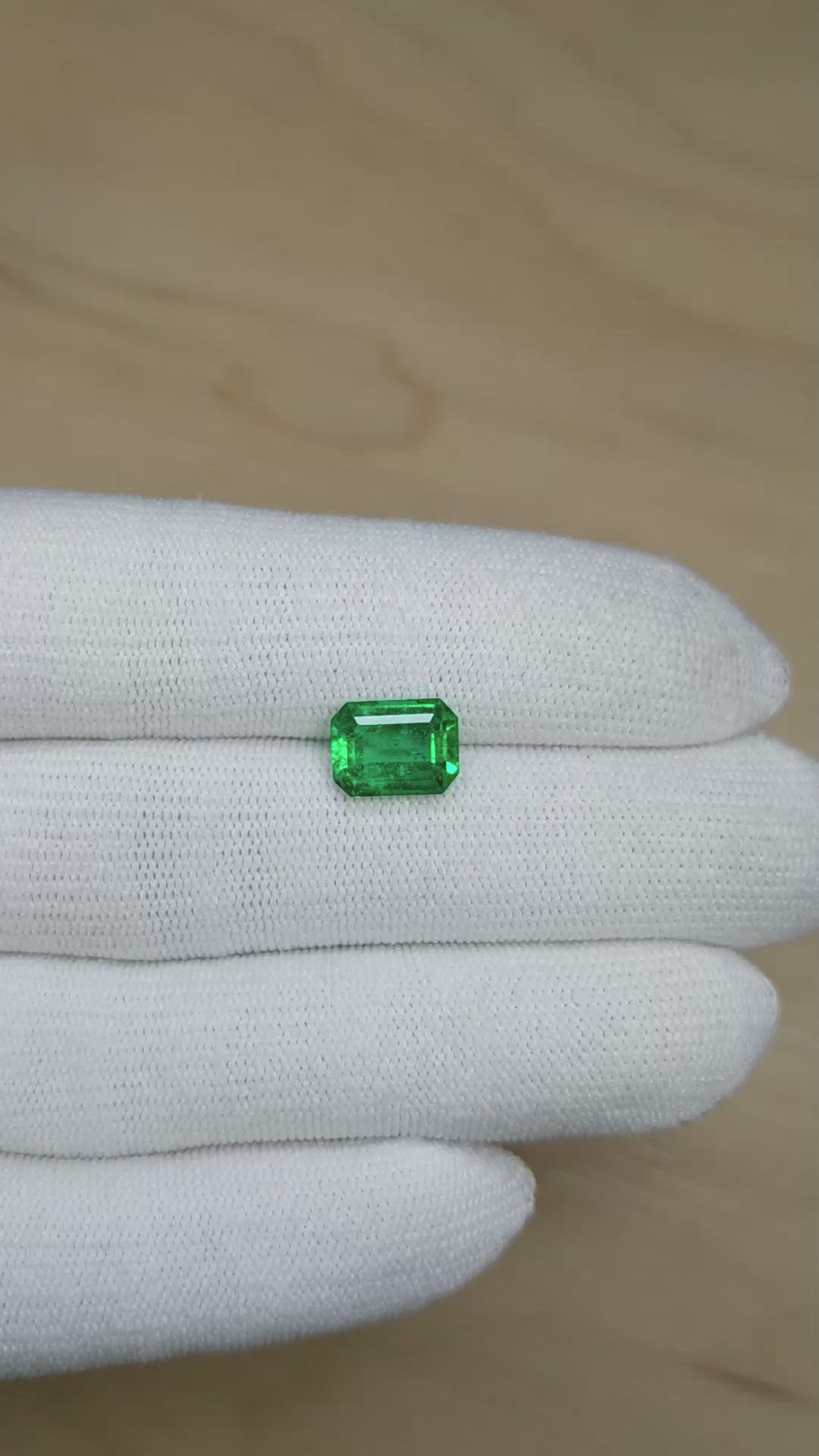 2.78 Ct. Emerald from Zambia Size Video