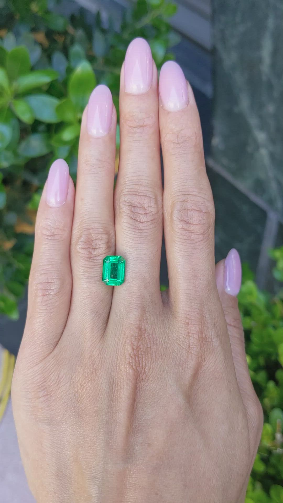 2.78 Ct. Emerald from Zambia Size Video