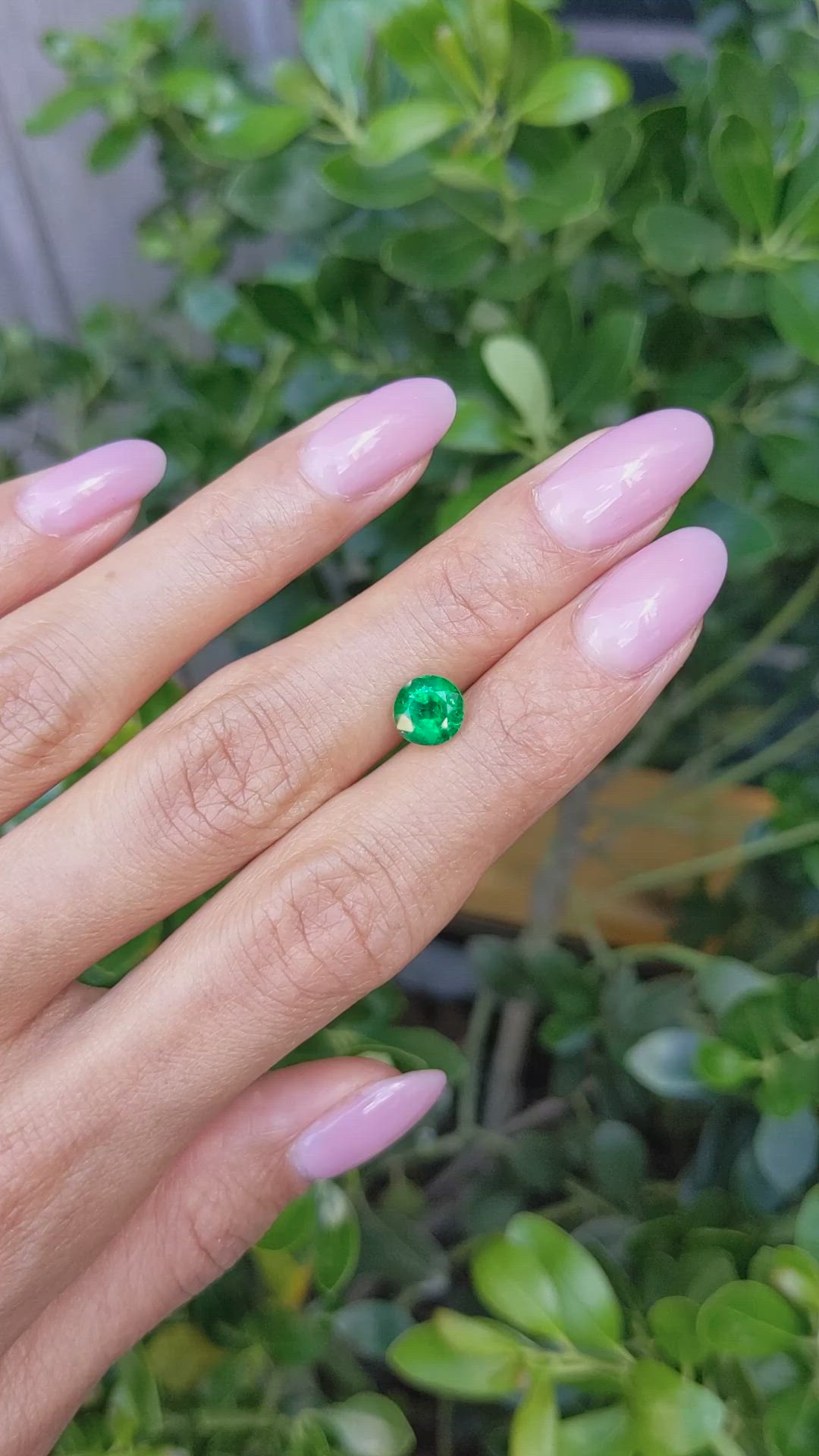 1.19 Ct. Emerald from Zambia Size Video
