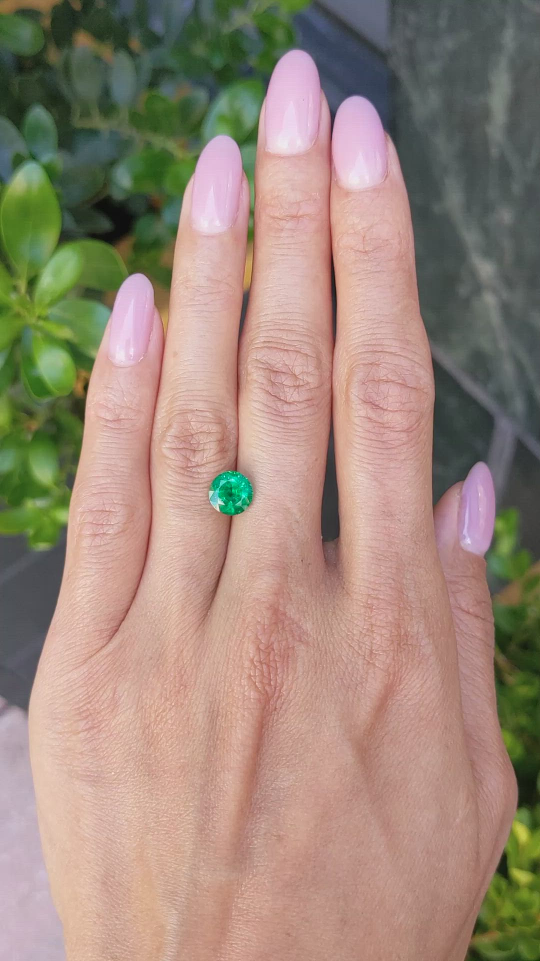 1.39 Ct. Emerald from Zambia Size Video