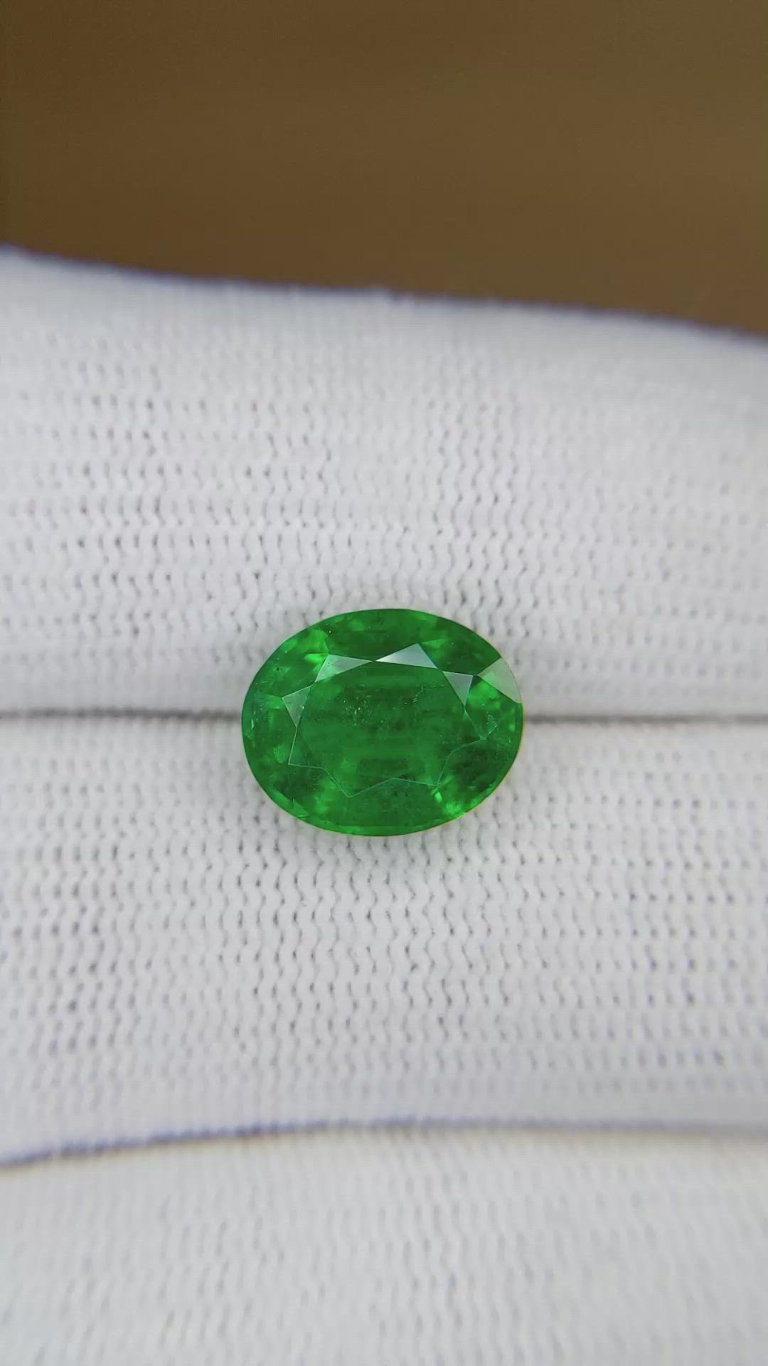 3.42 Ct. Emerald from Zambia Size Video