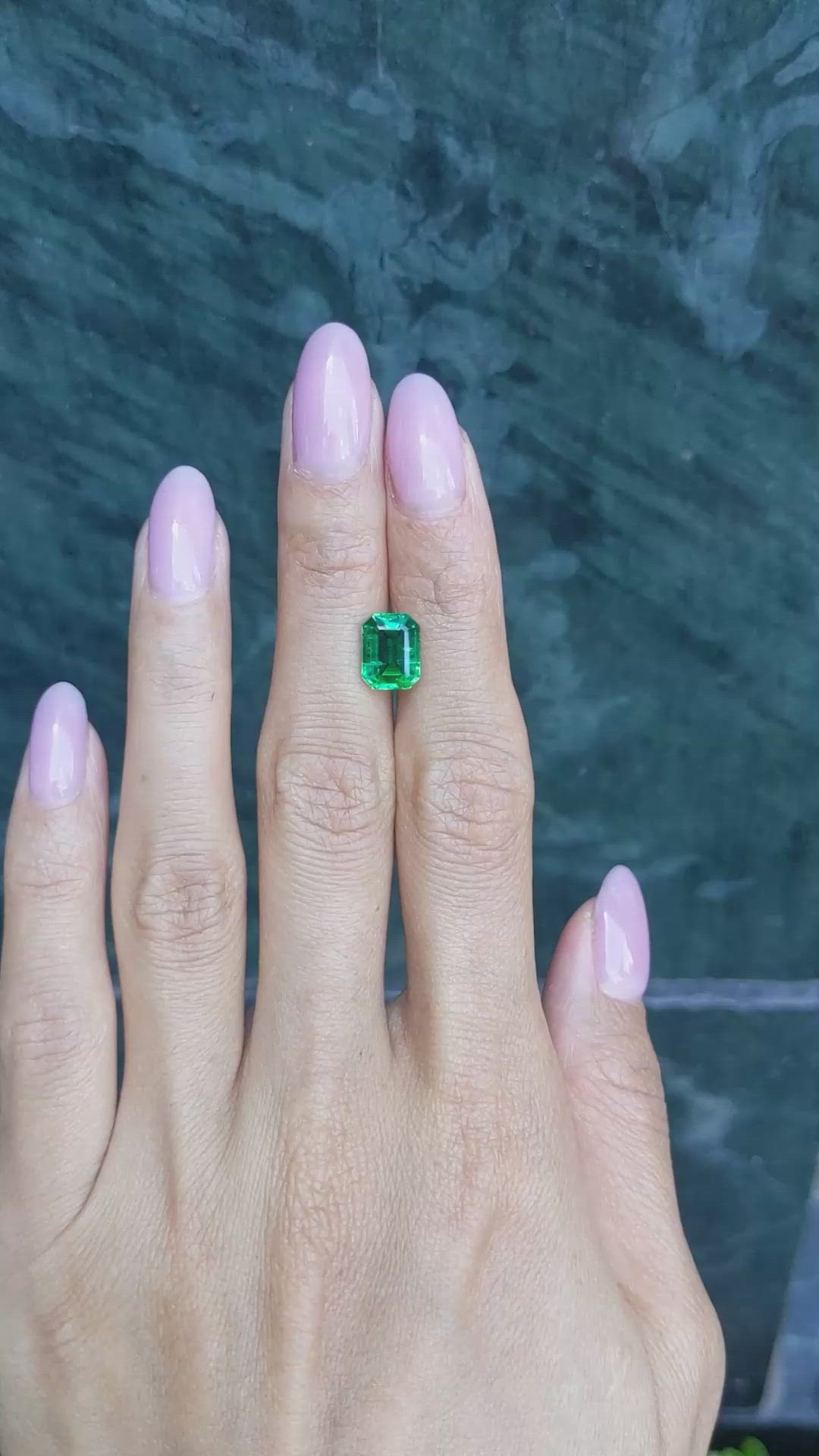 2.51 Ct. Emerald from Zambia Size Video