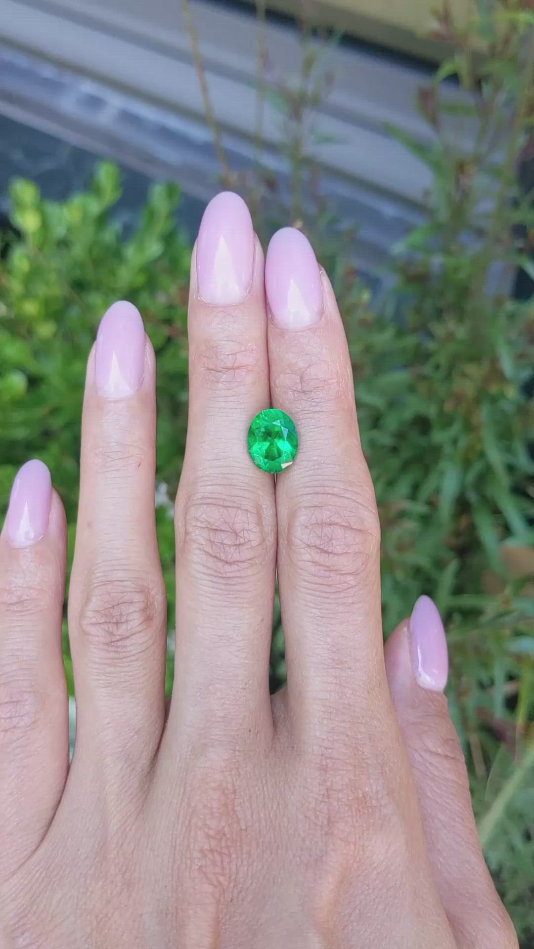 2.65 Ct. Emerald from Zambia Size Video