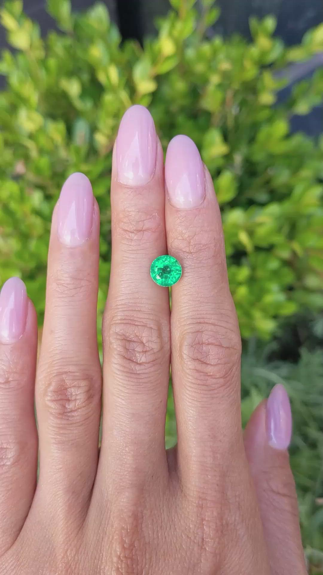 1.76 Ct. Emerald from Zambia Size Video