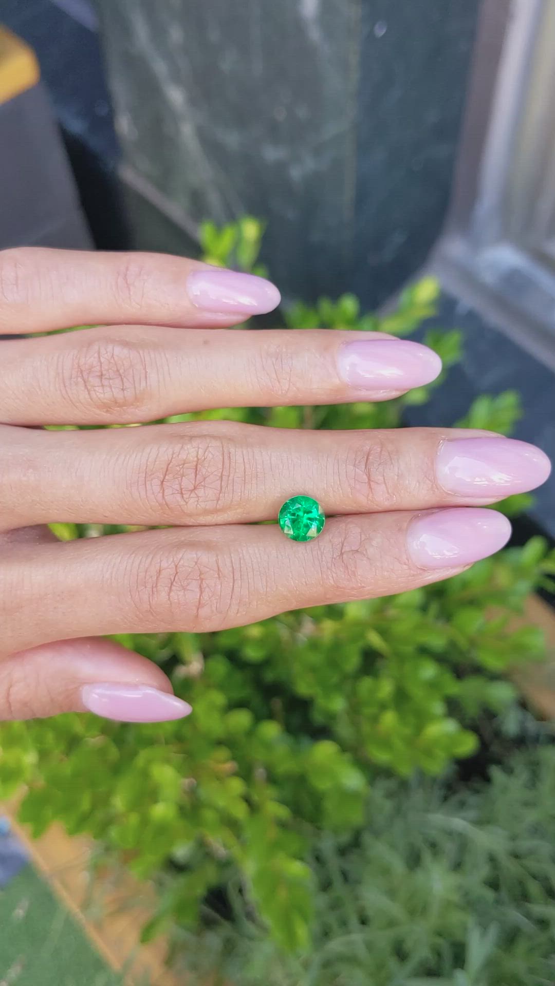 1.57 Ct. Emerald from Zambia Size Video