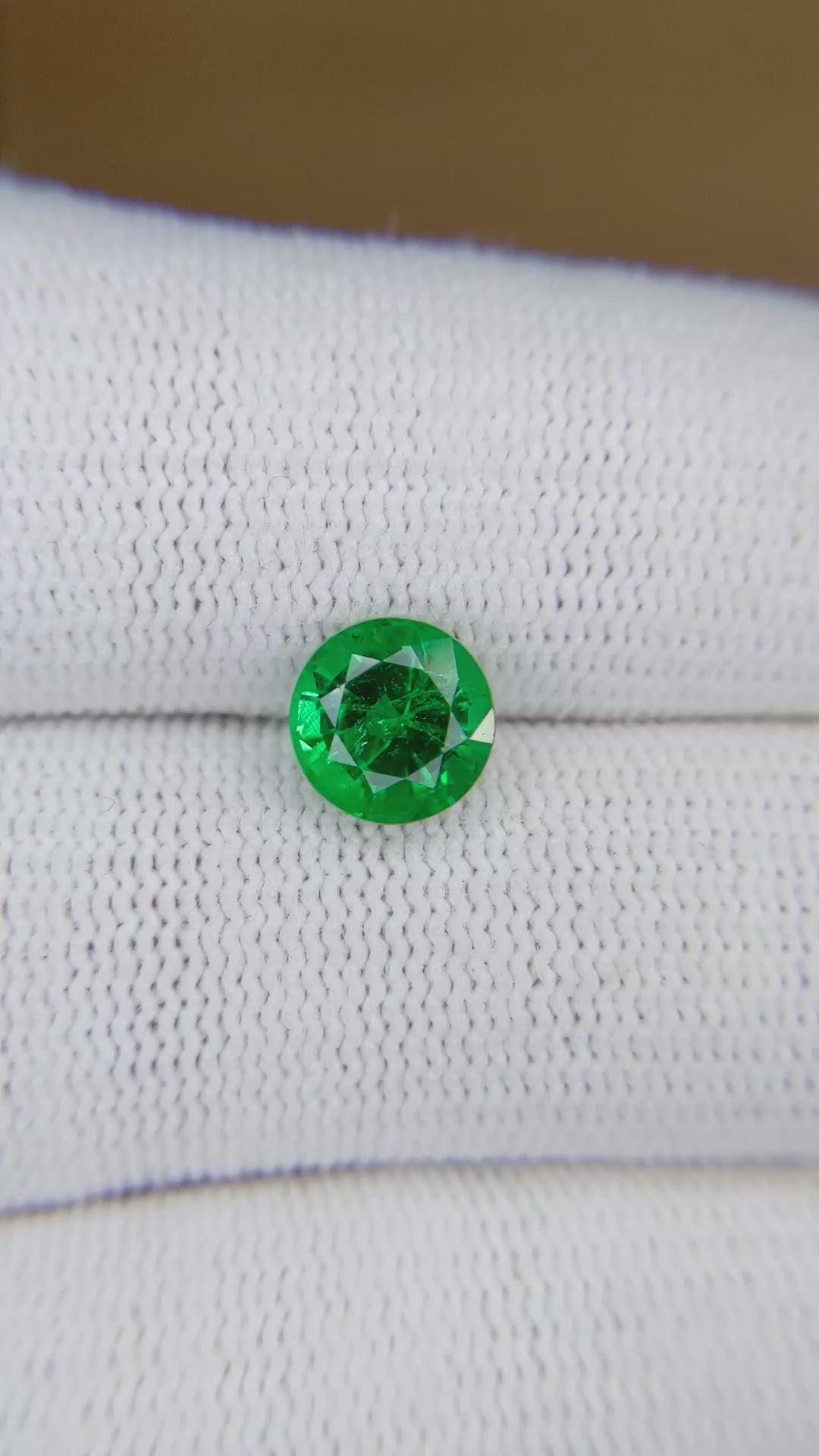 1.57 Ct. Emerald from Zambia Size Video