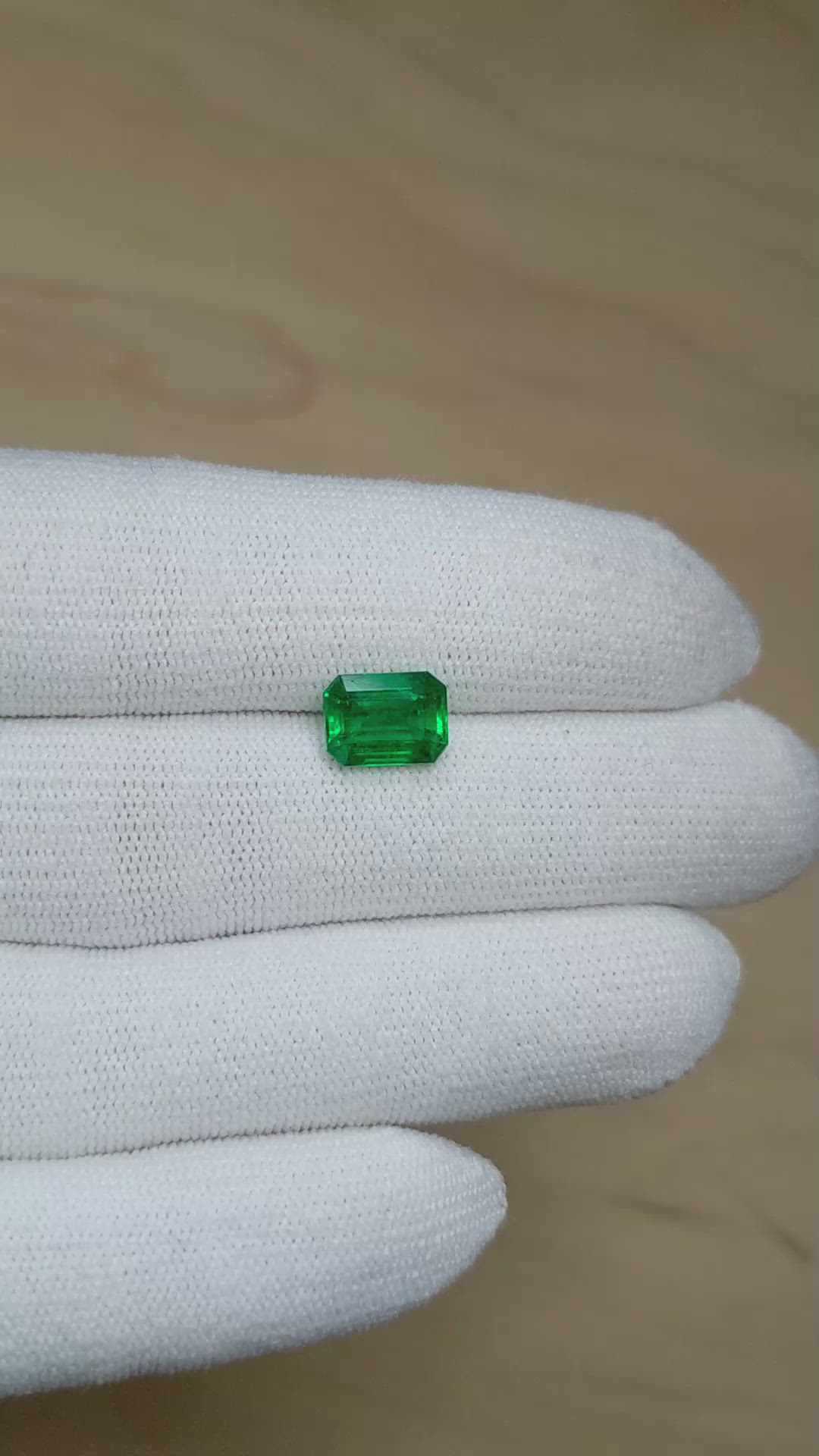 2.45 Ct. Emerald from Zambia Size Video