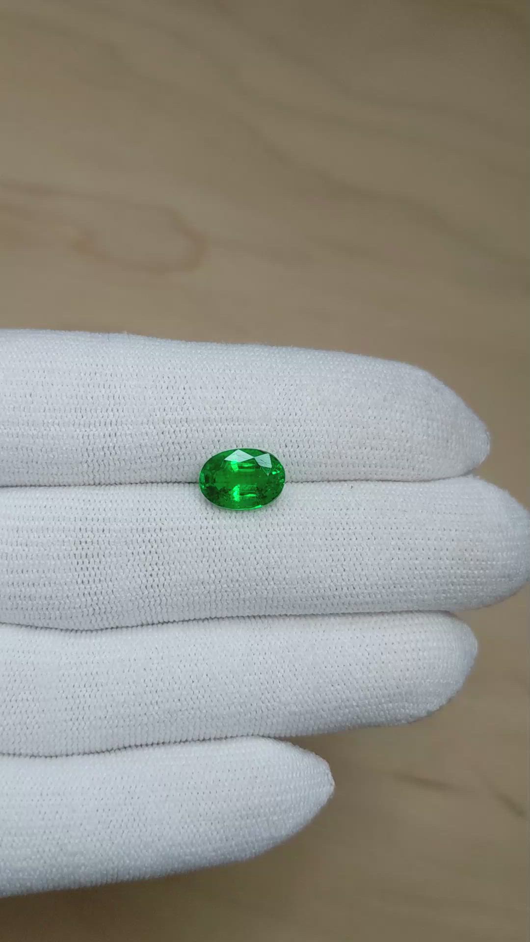 2.68 Ct. Emerald from Zambia Size Video