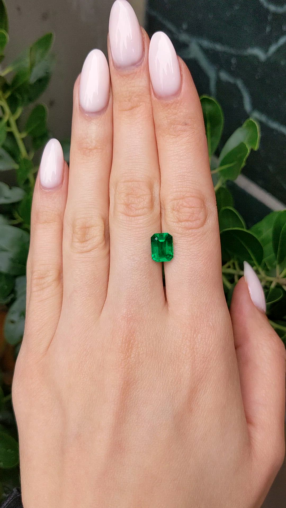 2.45 Ct. Emerald from Zambia Size Video
