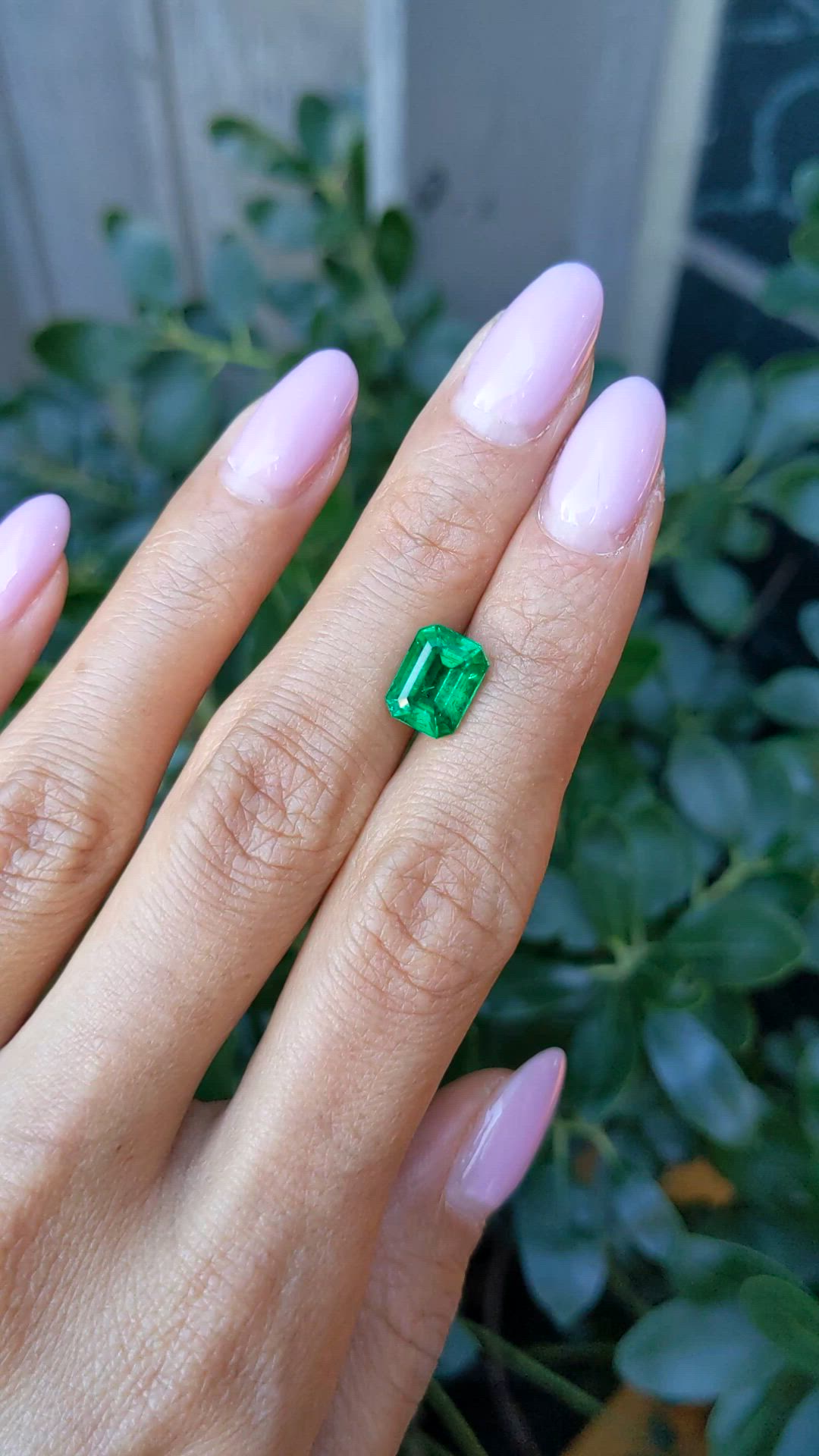 2.45 Ct. Emerald from Zambia Size Video