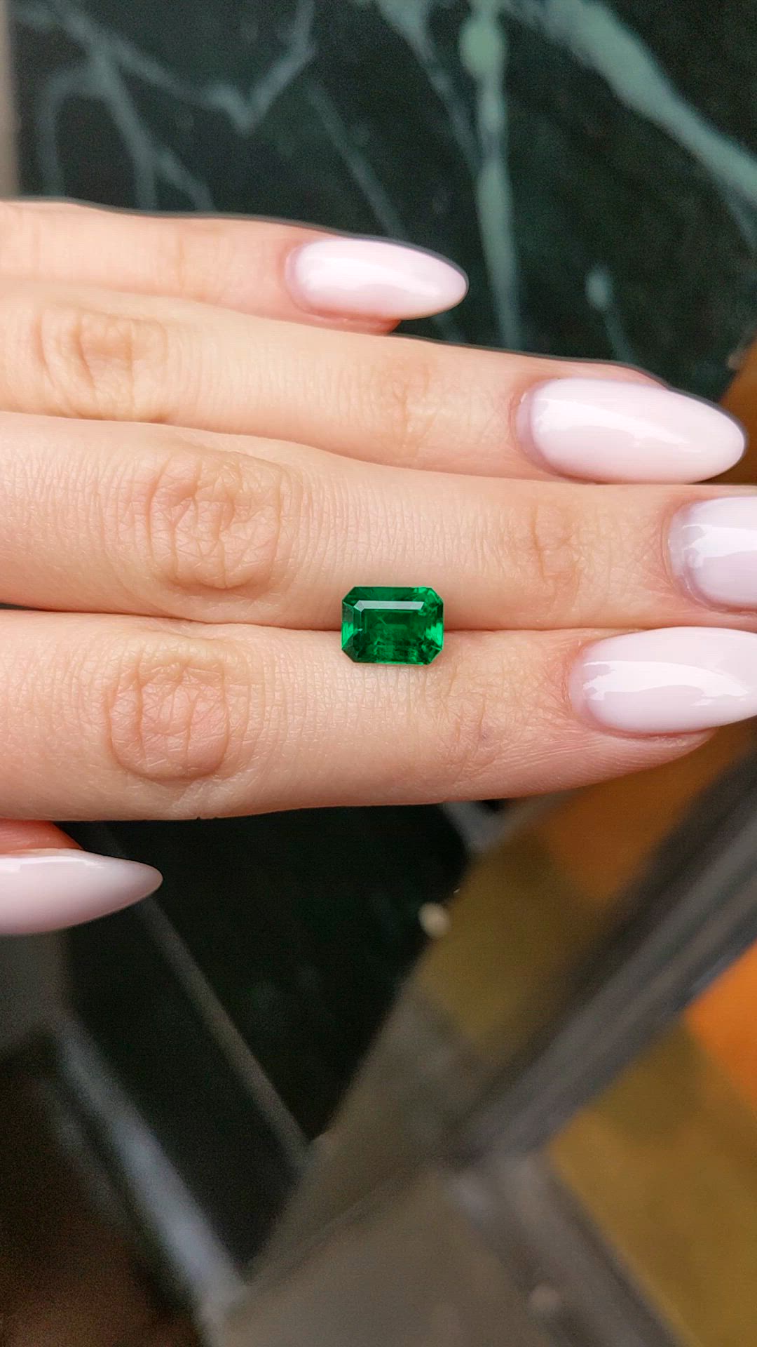 2.45 Ct. Emerald from Zambia Size Video