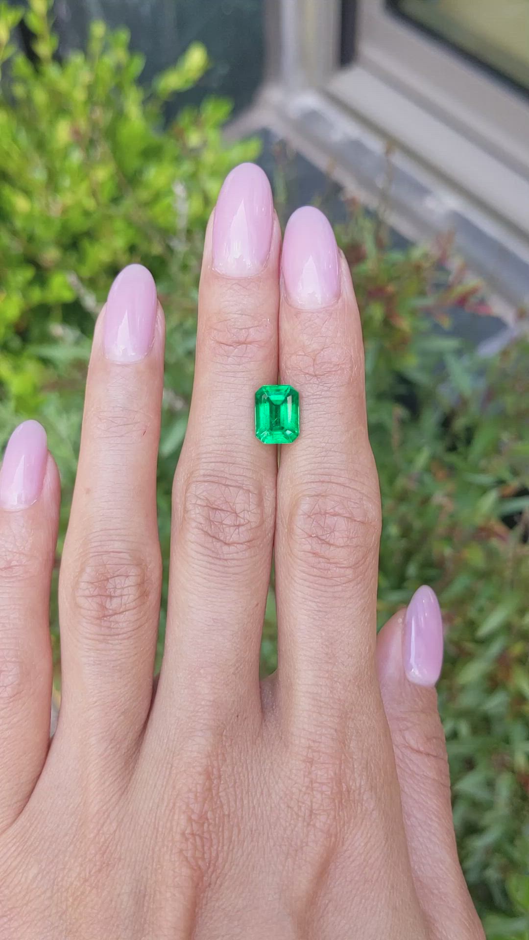 2.45 Ct. Emerald from Zambia Size Video