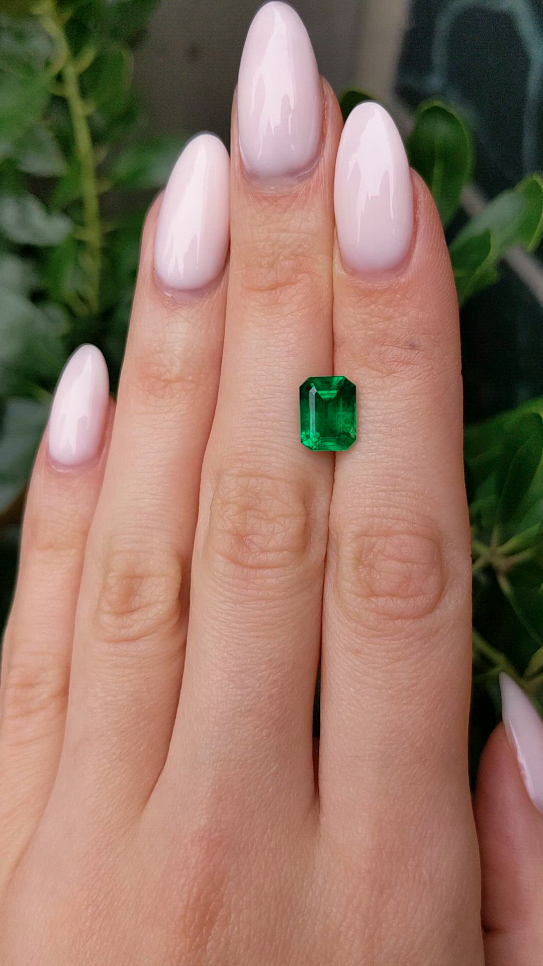 2.45 Ct. Emerald from Zambia Size Video