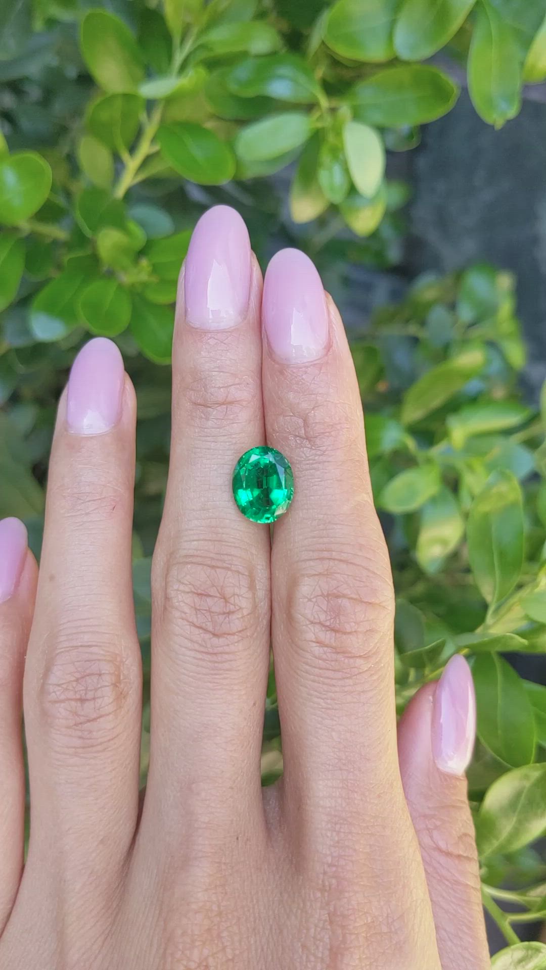 3.15 Ct. Emerald from Zambia Size Video
