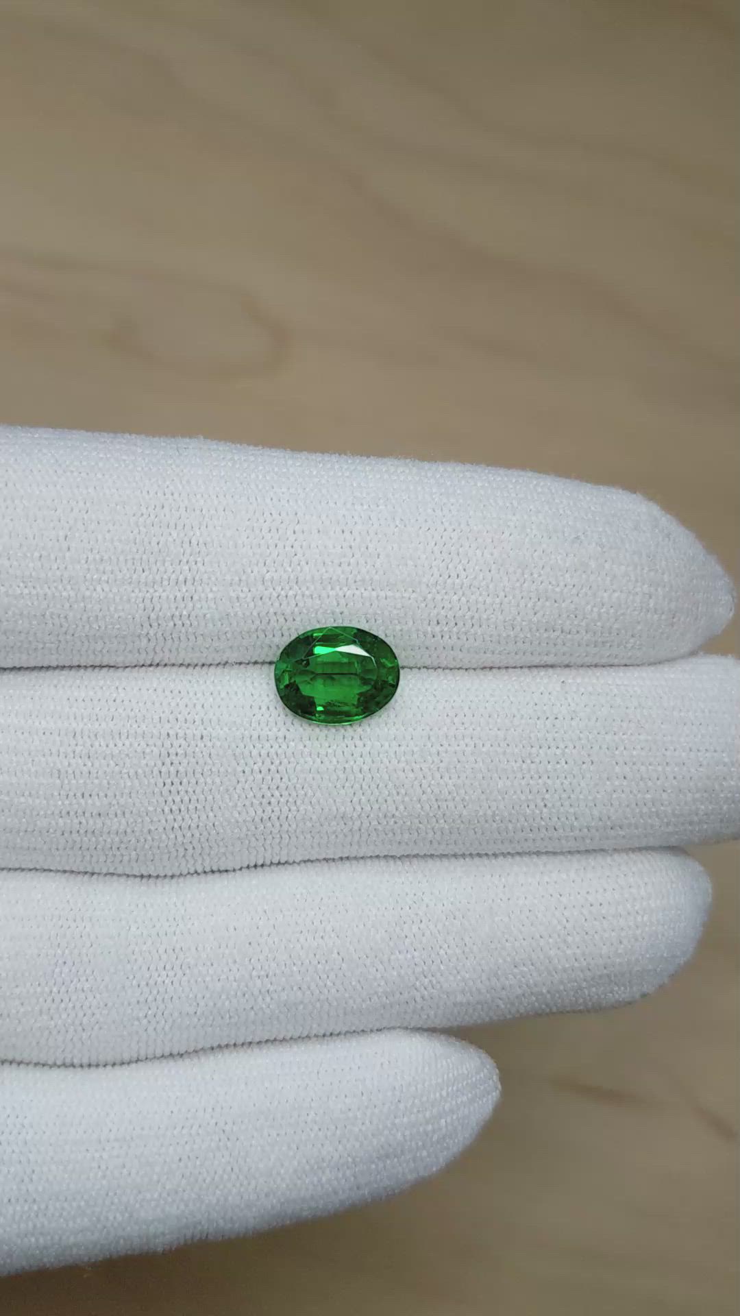 2.50 Ct. Emerald from Zambia Size Video