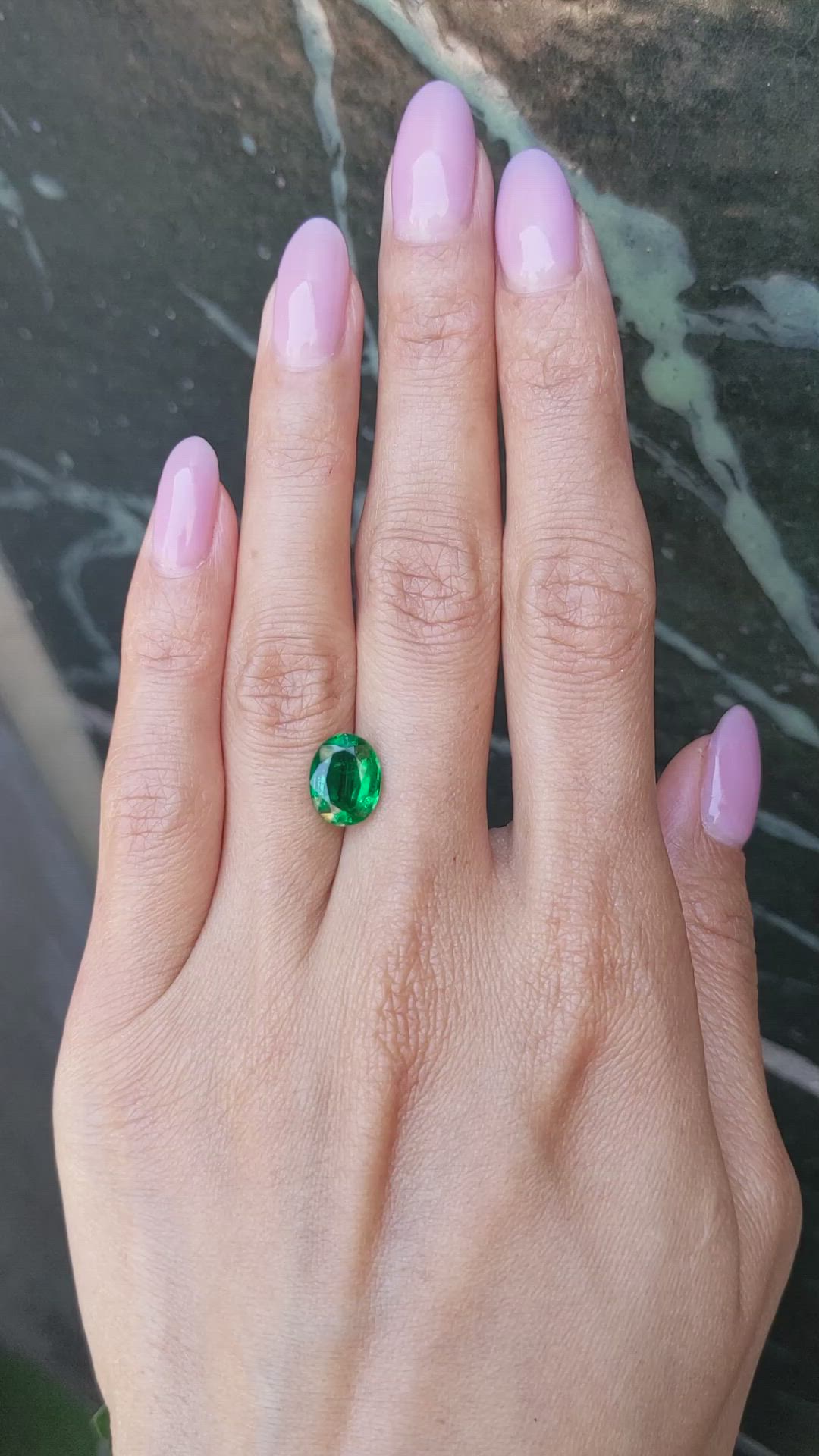 2.50 Ct. Emerald from Zambia Size Video