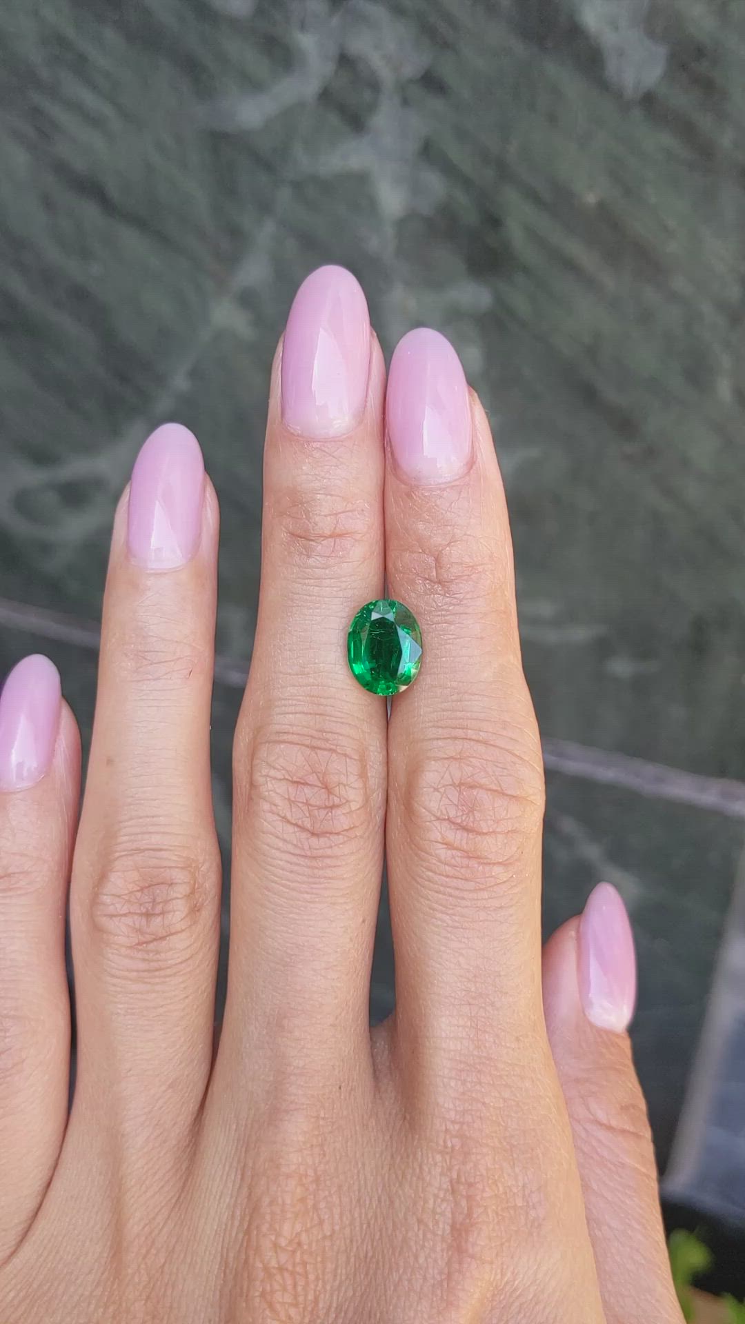 2.50 Ct. Emerald from Zambia Size Video
