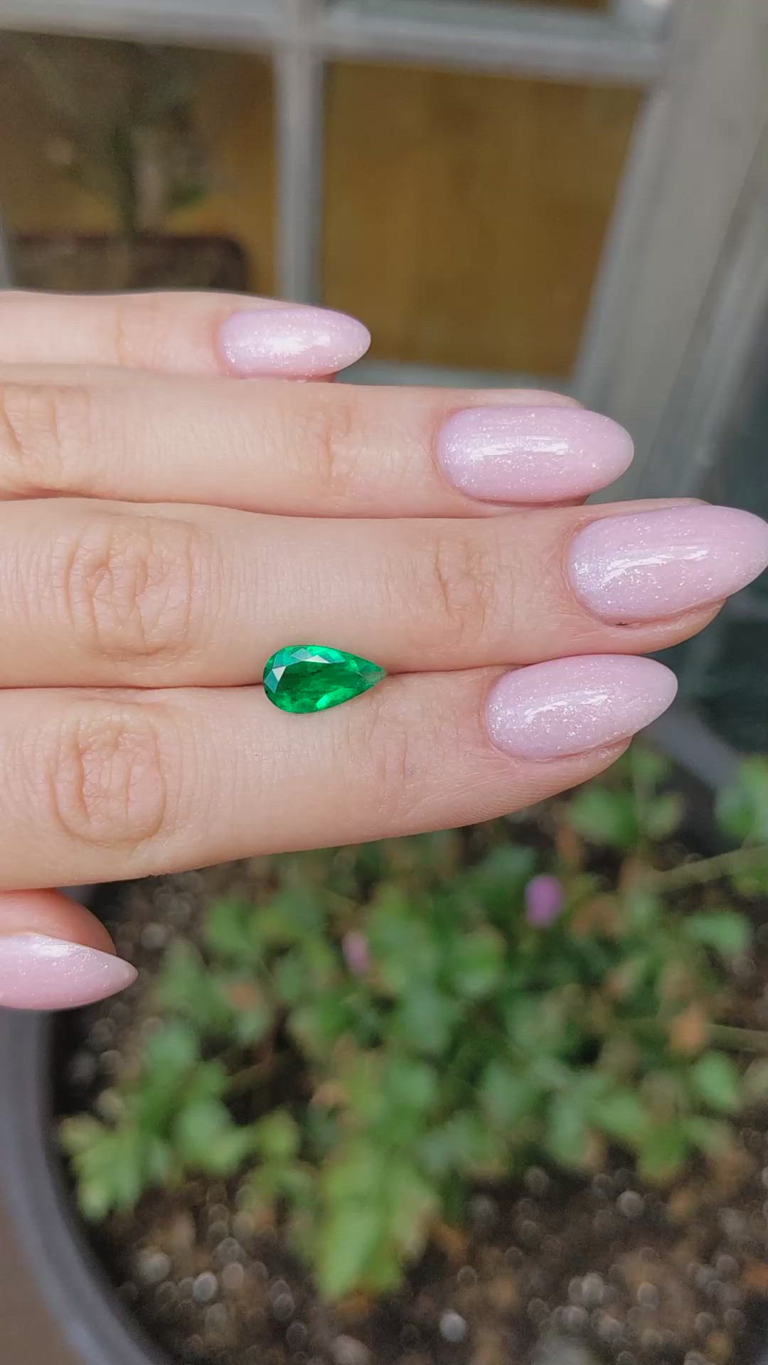 1.47 Ct. Emerald from Colombia Size Video