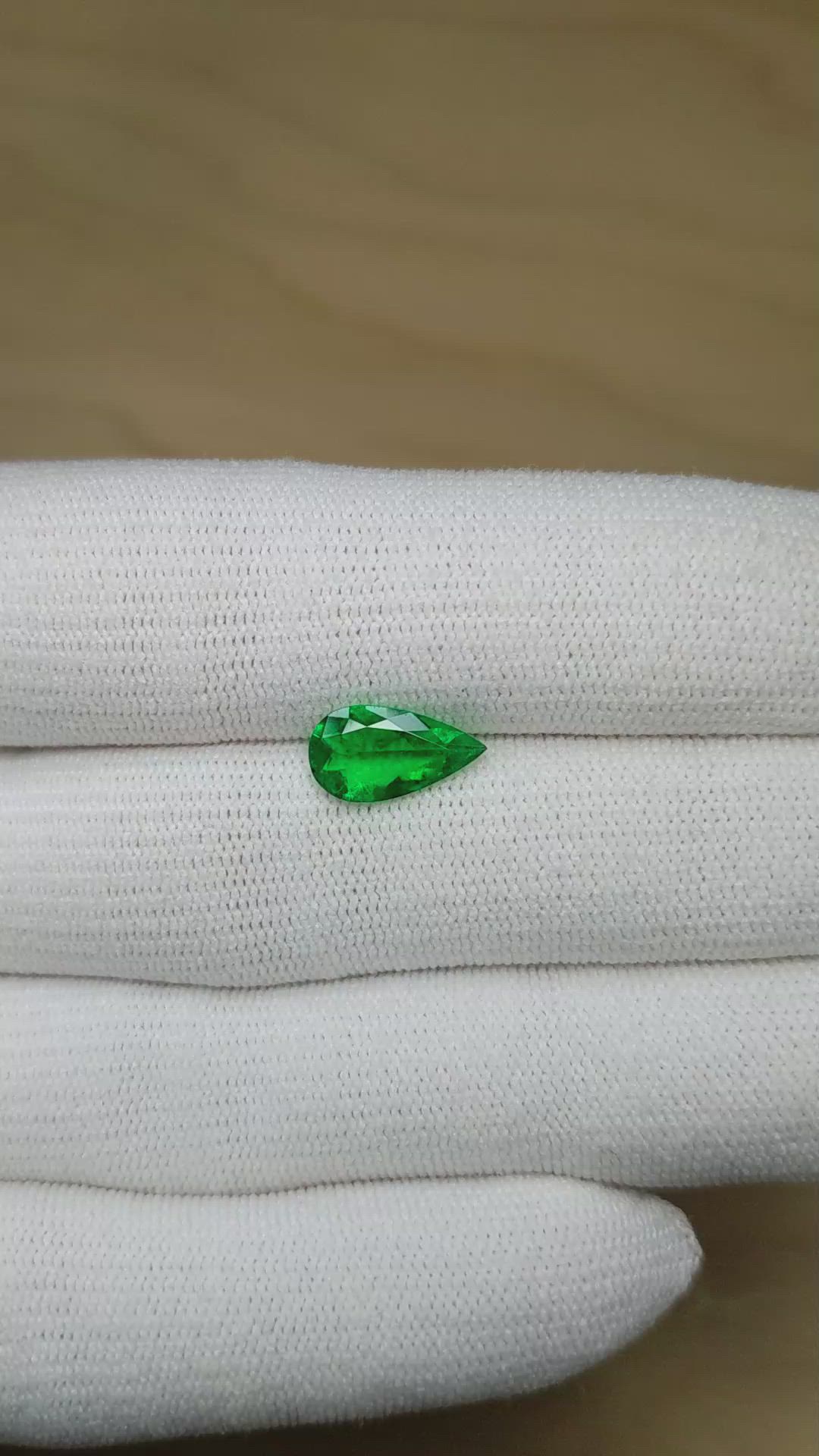 1.47 Ct. Emerald from Colombia Size Video