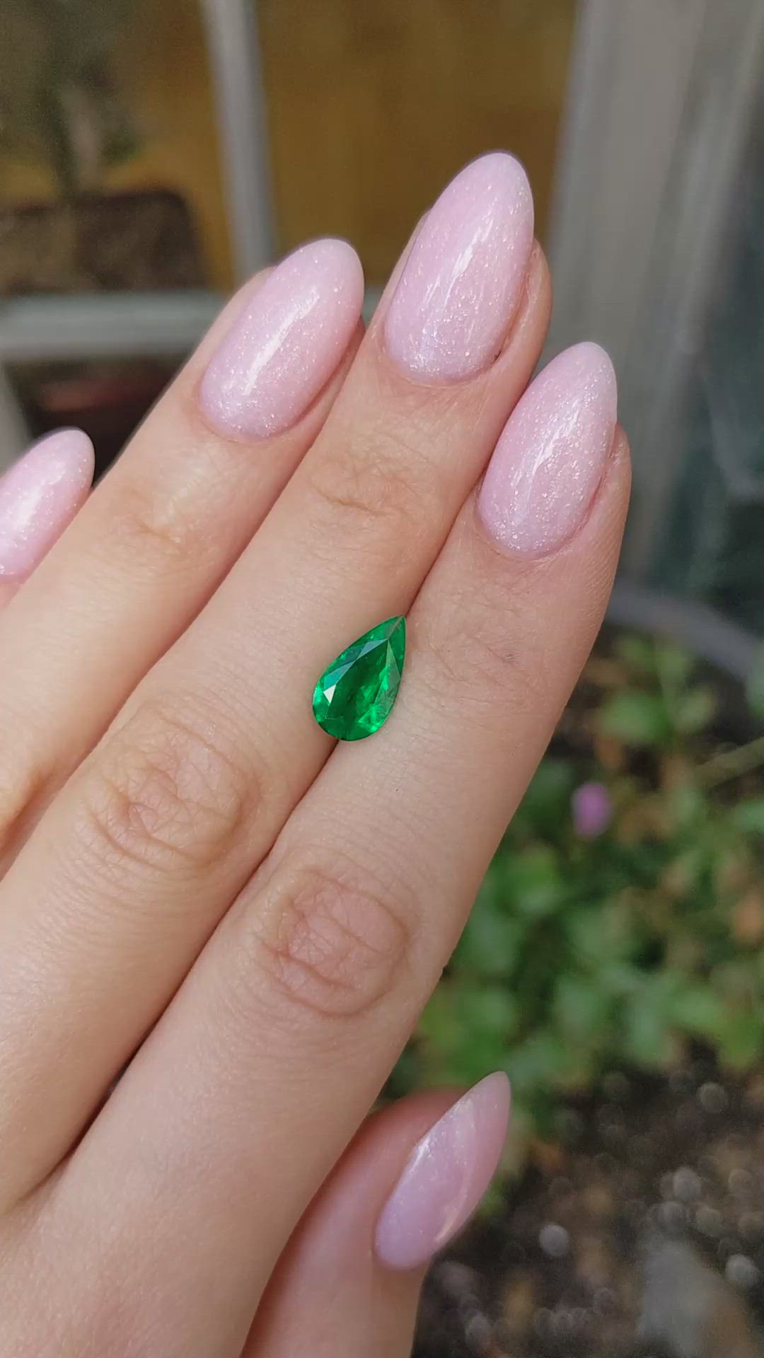 1.47 Ct. Emerald from Colombia Size Video