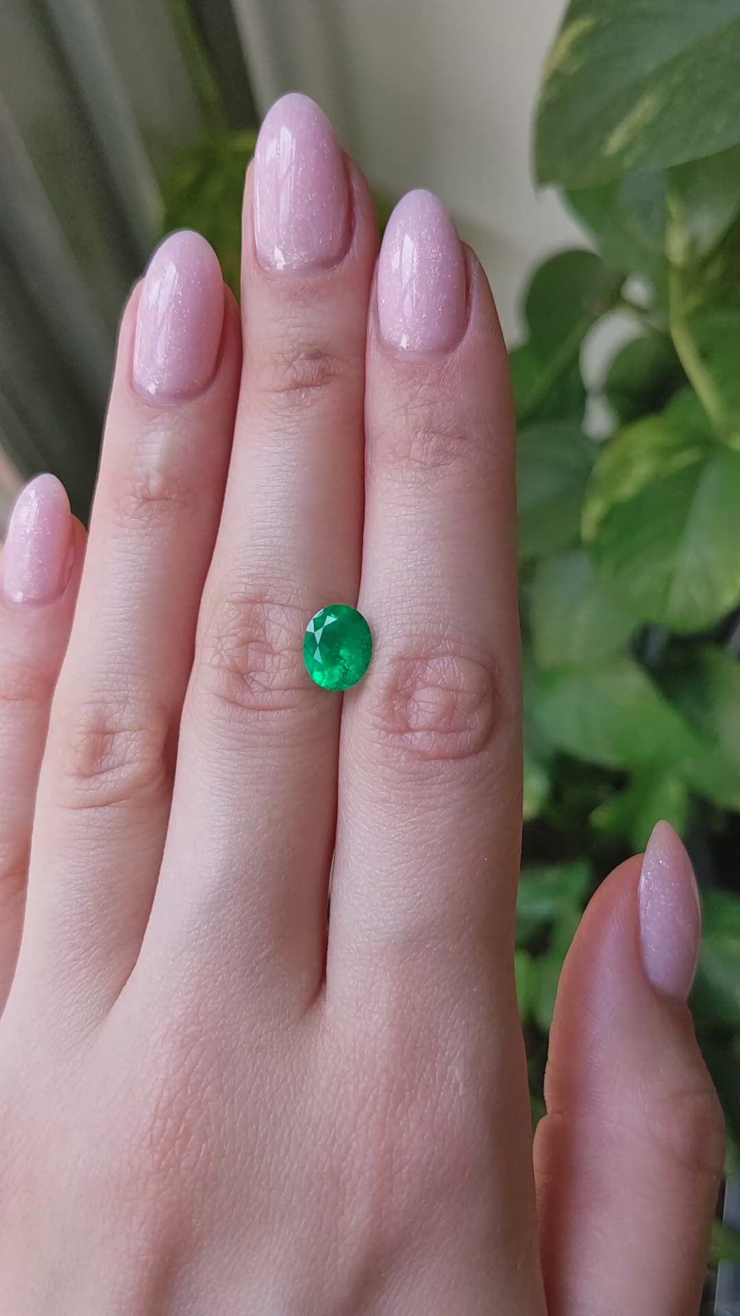 1.82 Ct. Emerald from Colombia Size Video