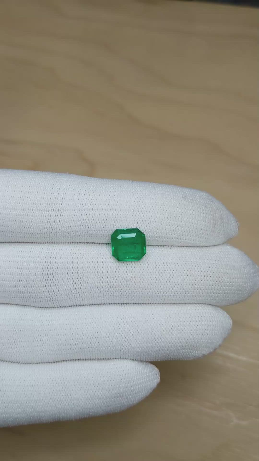 2.43 Ct. Emerald from Colombia Size Video