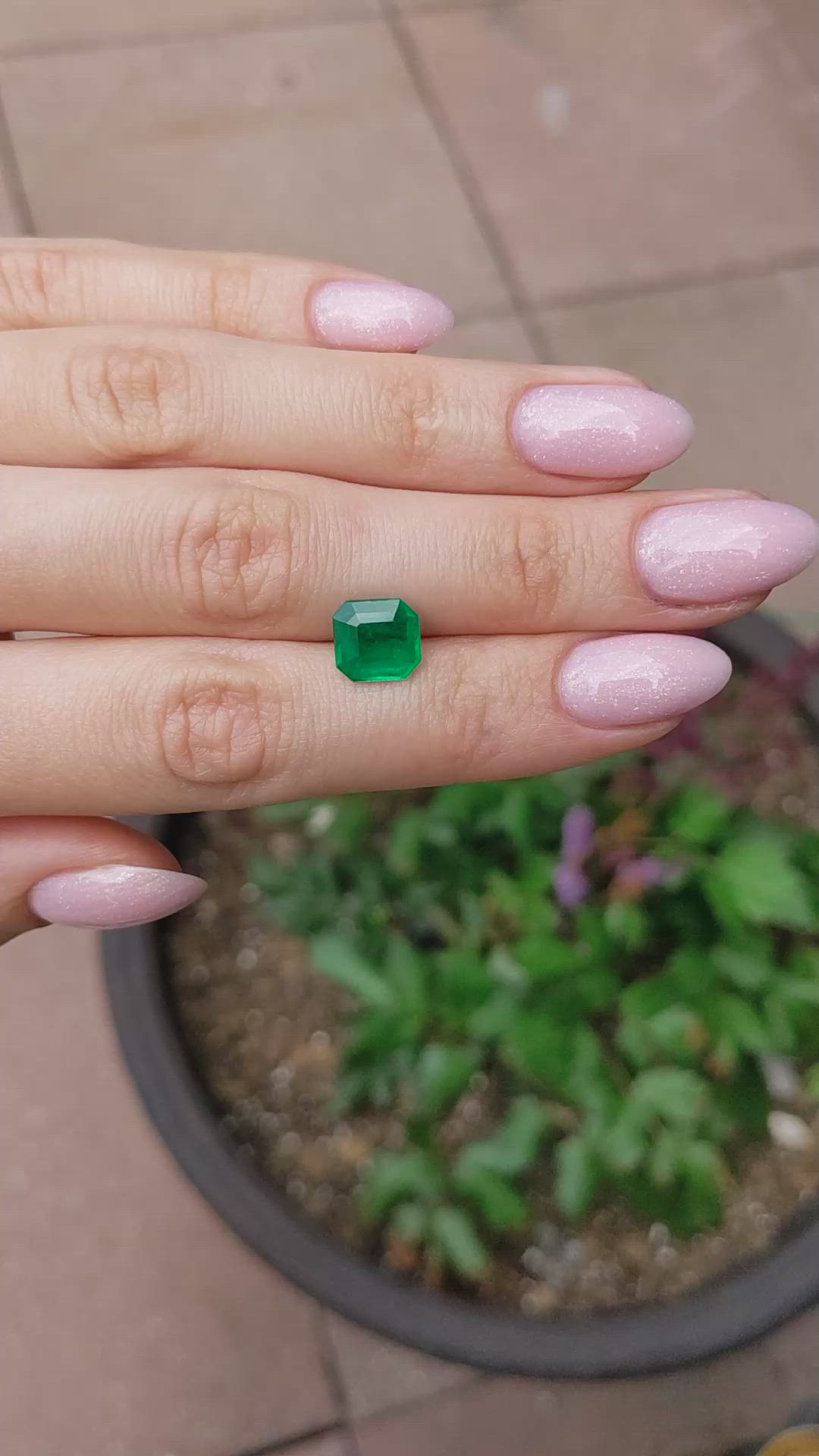 2.43 Ct. Emerald from Colombia Size Video
