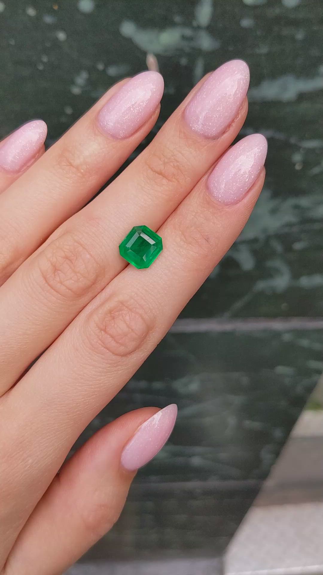 2.43 Ct. Emerald from Colombia Size Video