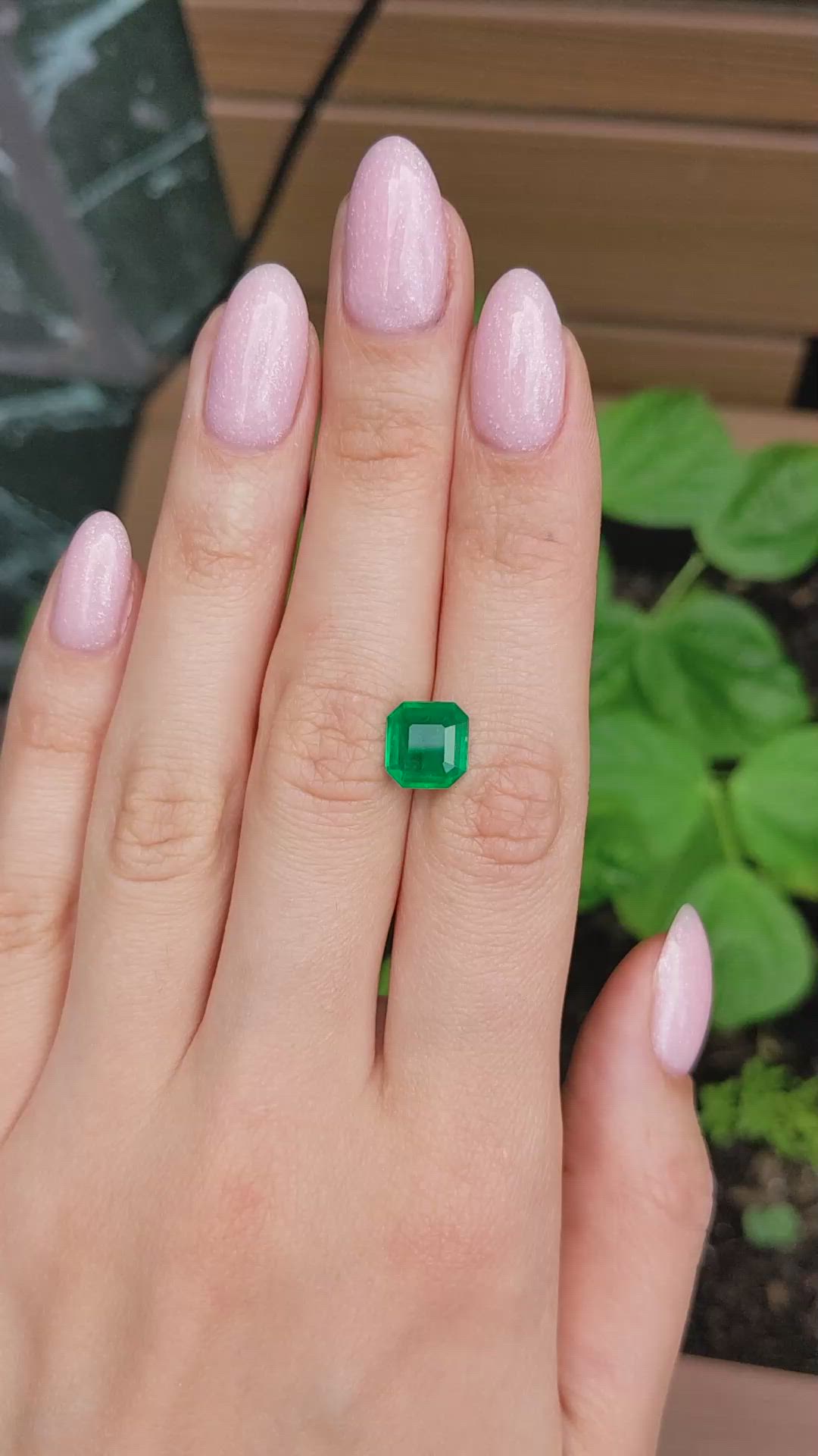 2.43 Ct. Emerald from Colombia Size Video