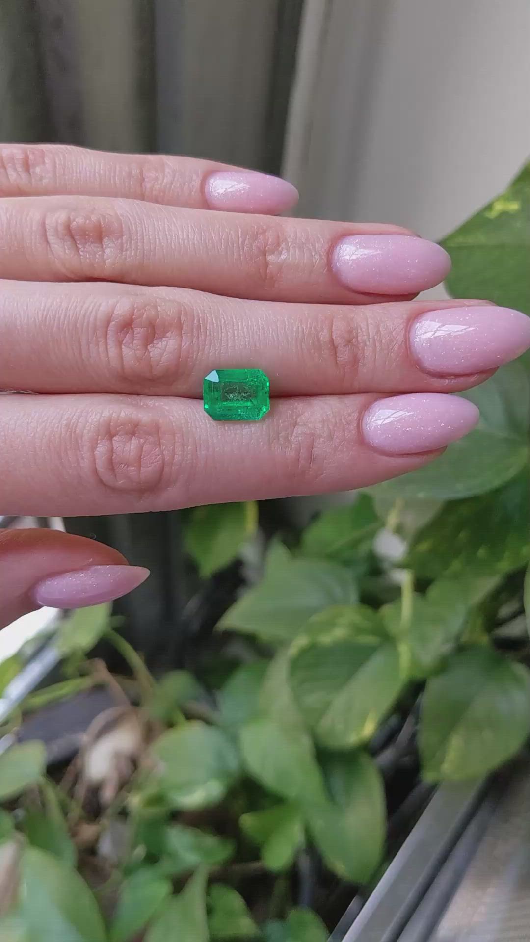 3.88 Ct. Emerald from Colombia Size Video