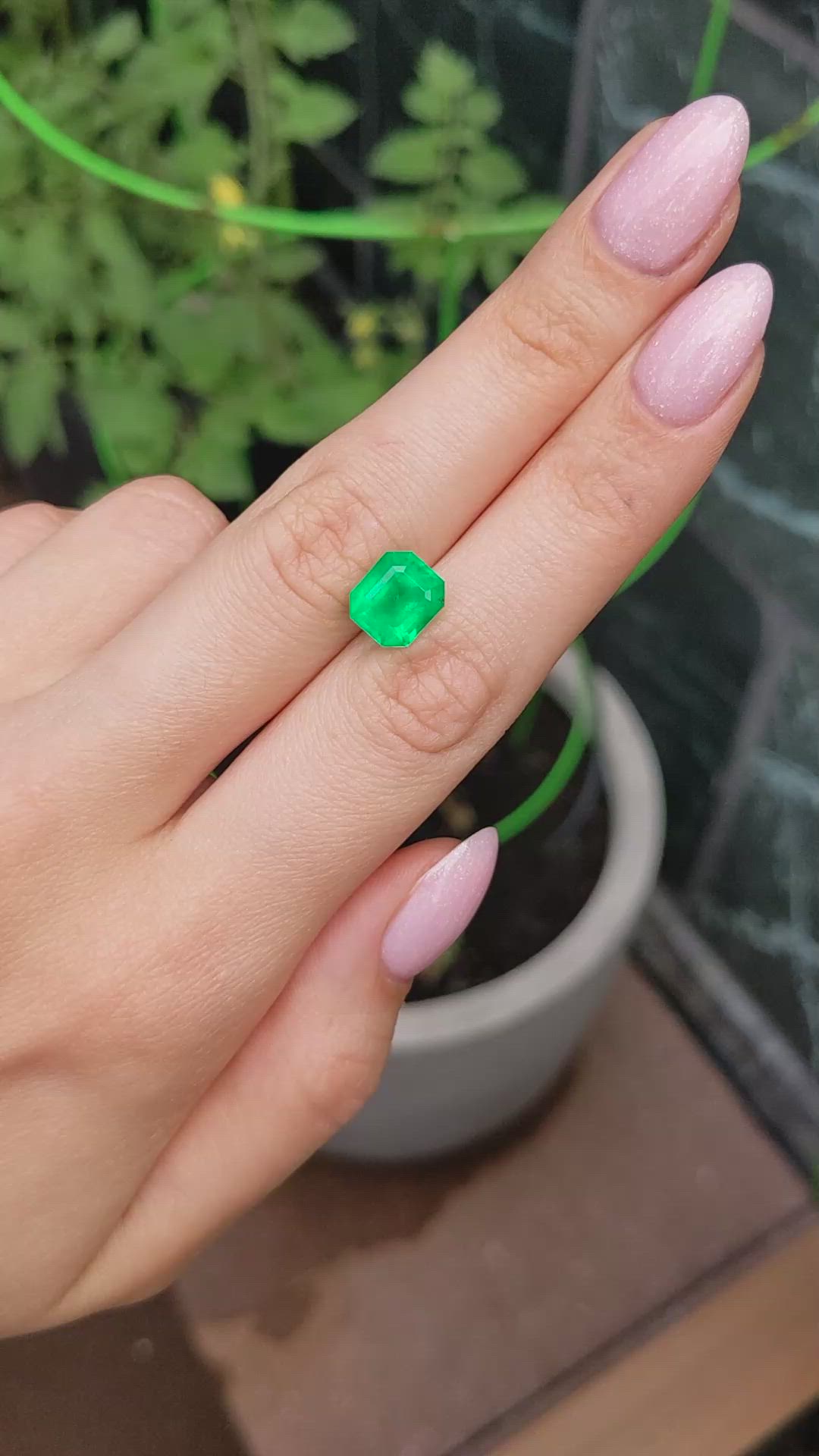 3.97 Ct. Emerald from Colombia Size Video