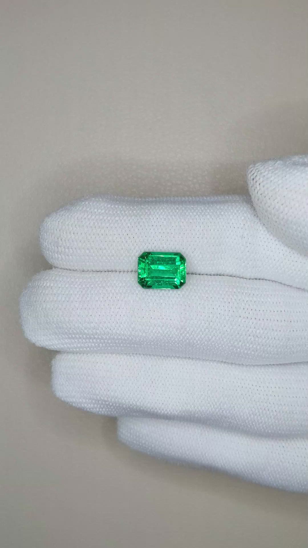 2.63 Ct. Emerald from Zambia Size Video