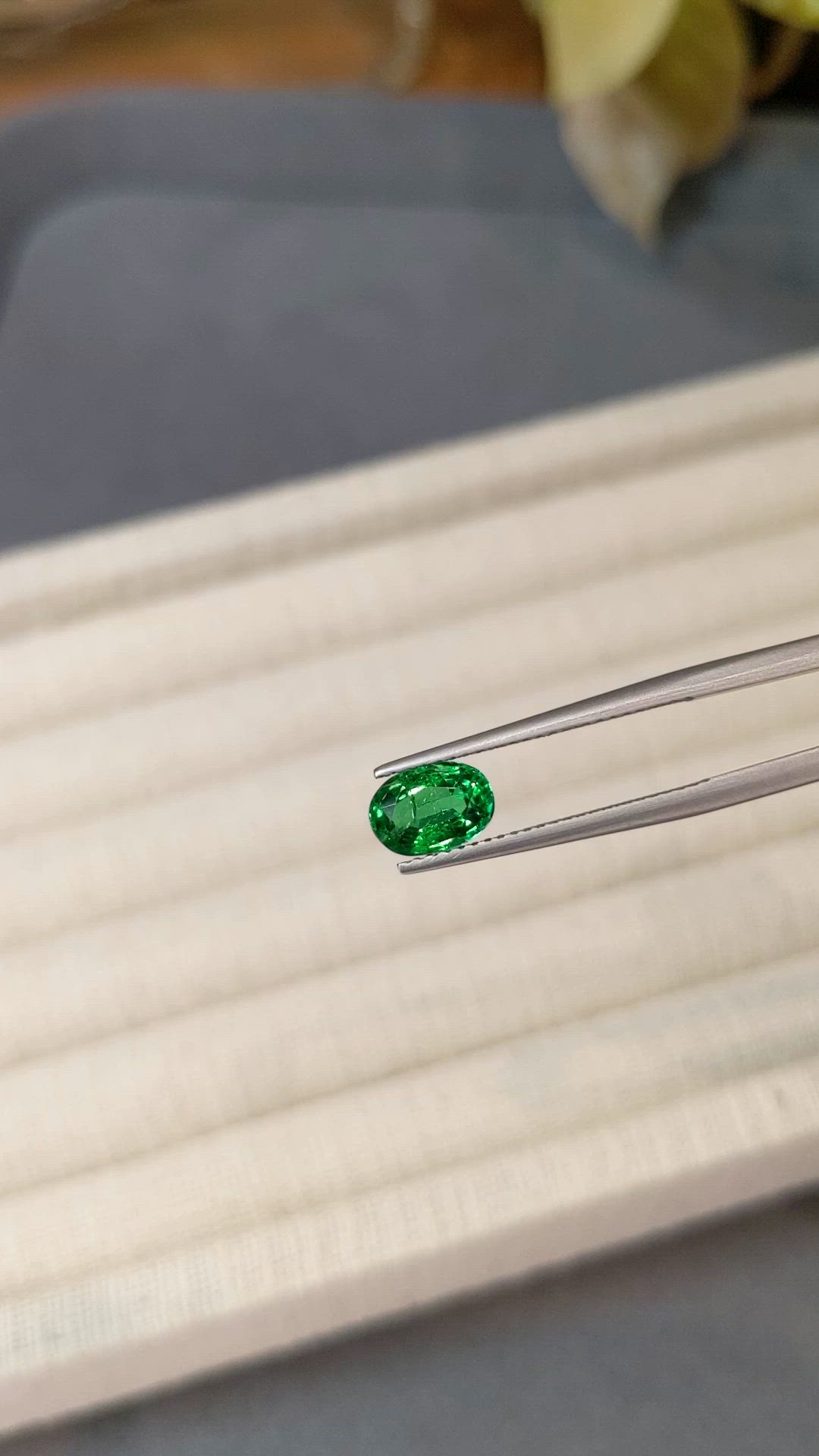 1.25 Ct. Emerald from Zambia Size Video