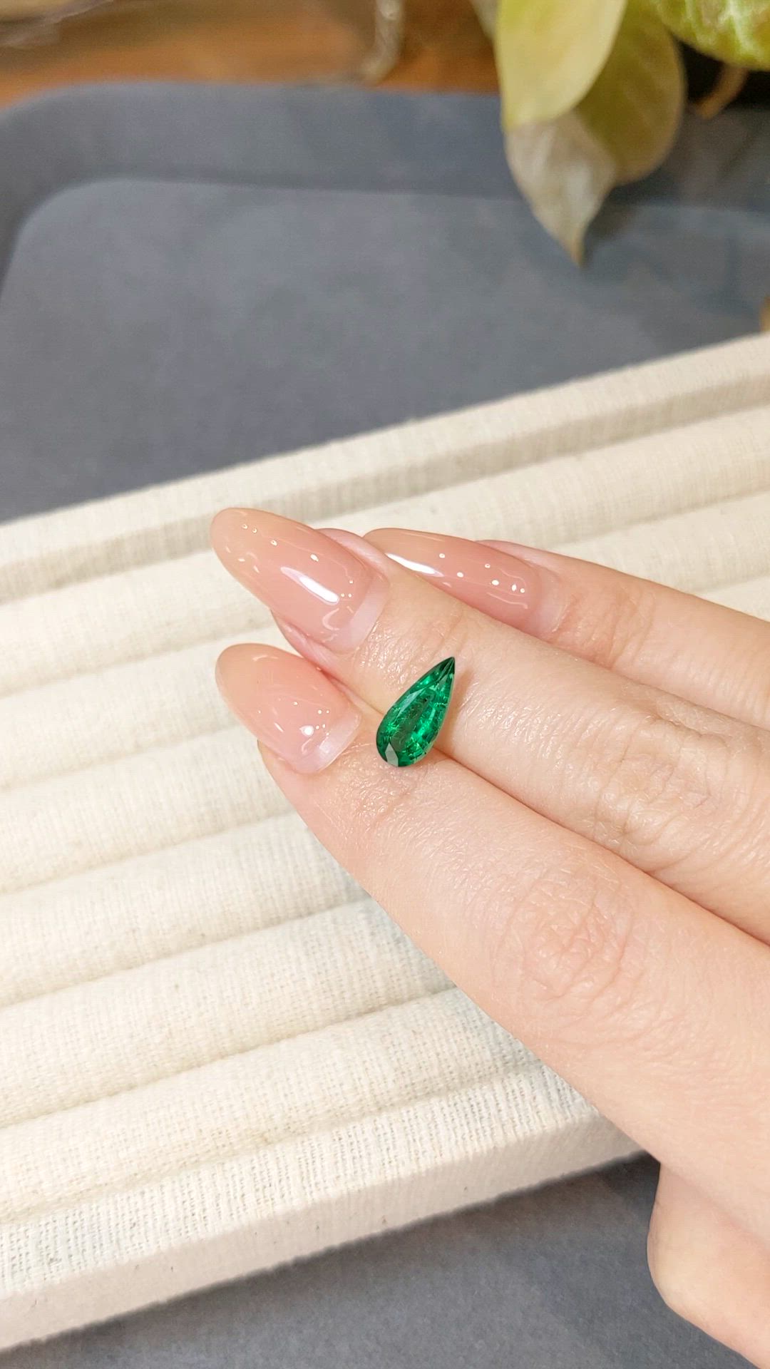 1.33 Ct. Emerald from Zambia Size Video