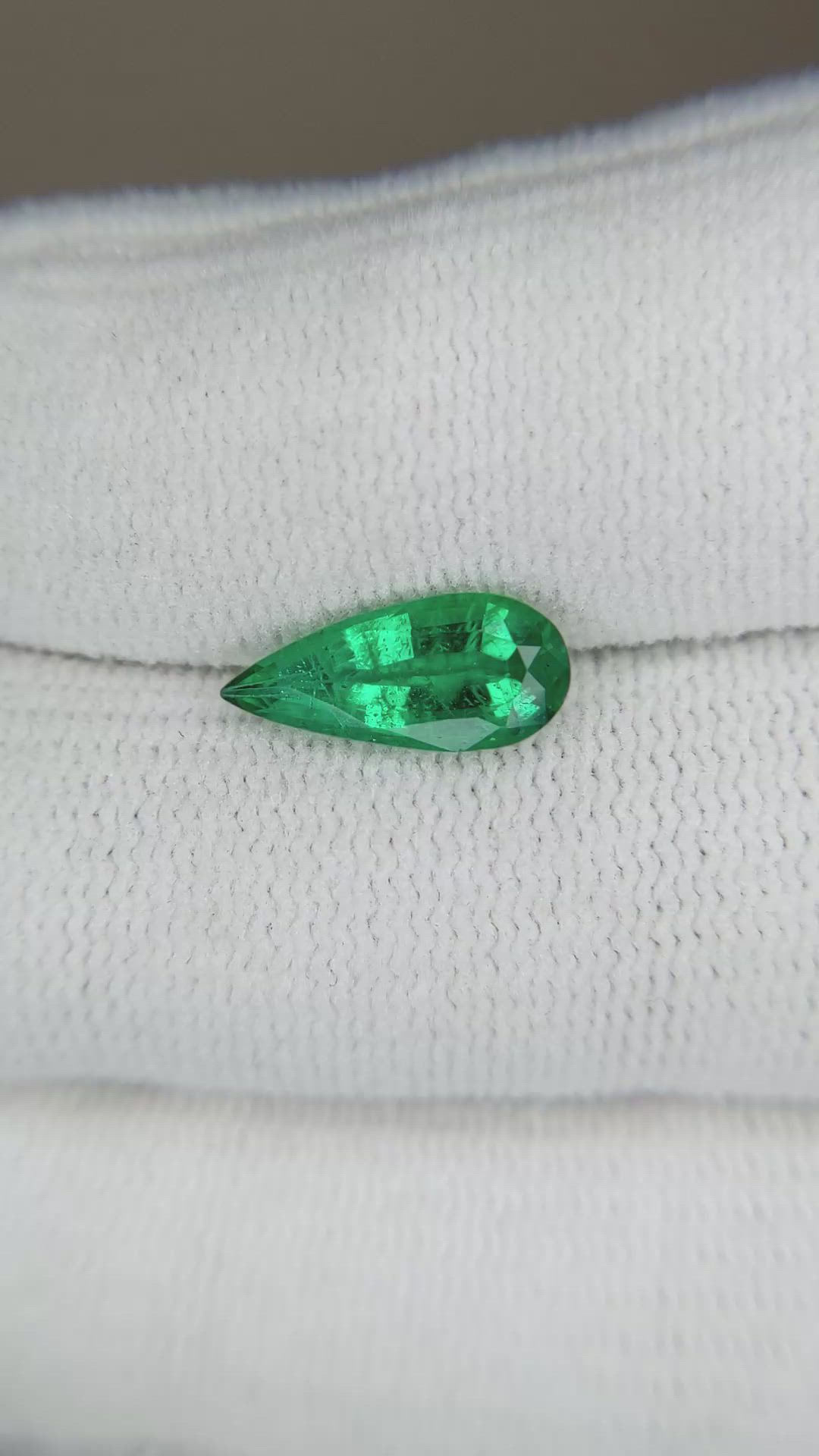 1.33 Ct. Emerald from Zambia Size Video