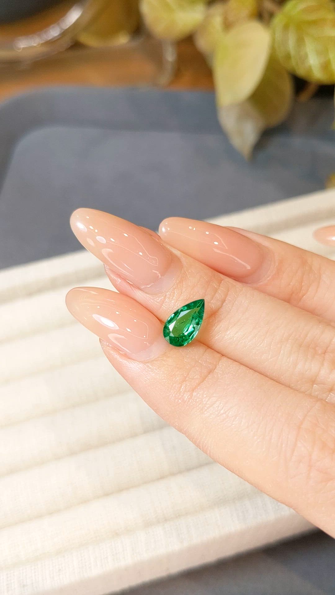 1.09 Ct. Emerald from Zambia Size Video