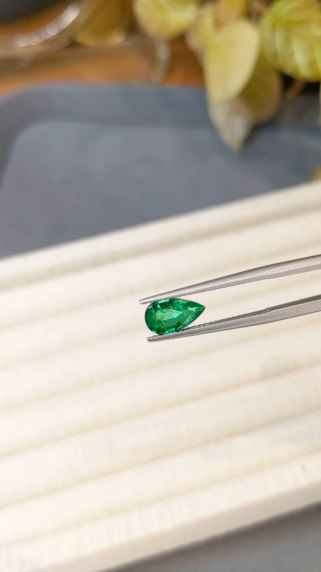 1.09 Ct. Emerald from Zambia Size Video
