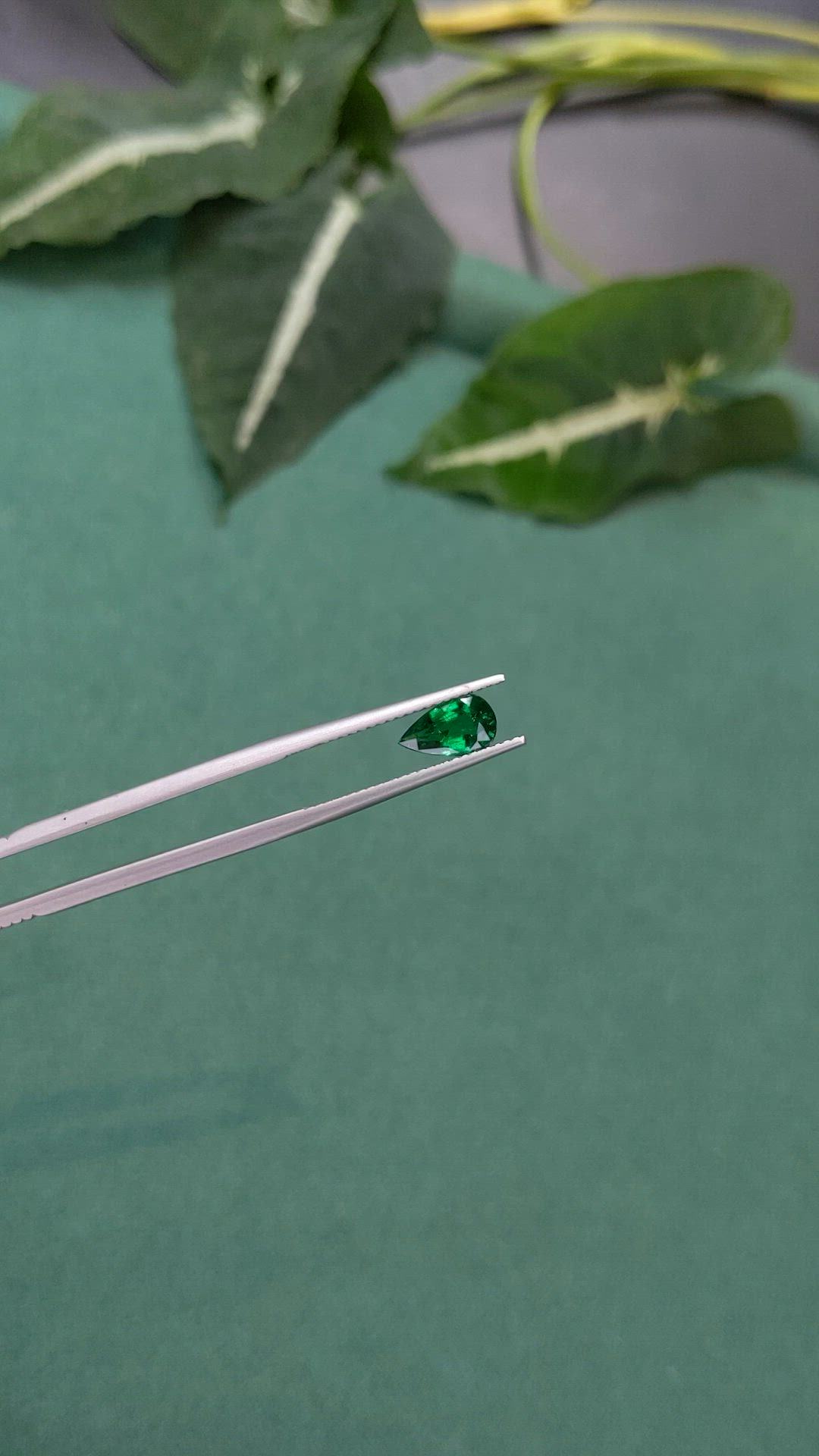0.95 Ct. Emerald from Zambia Size Video