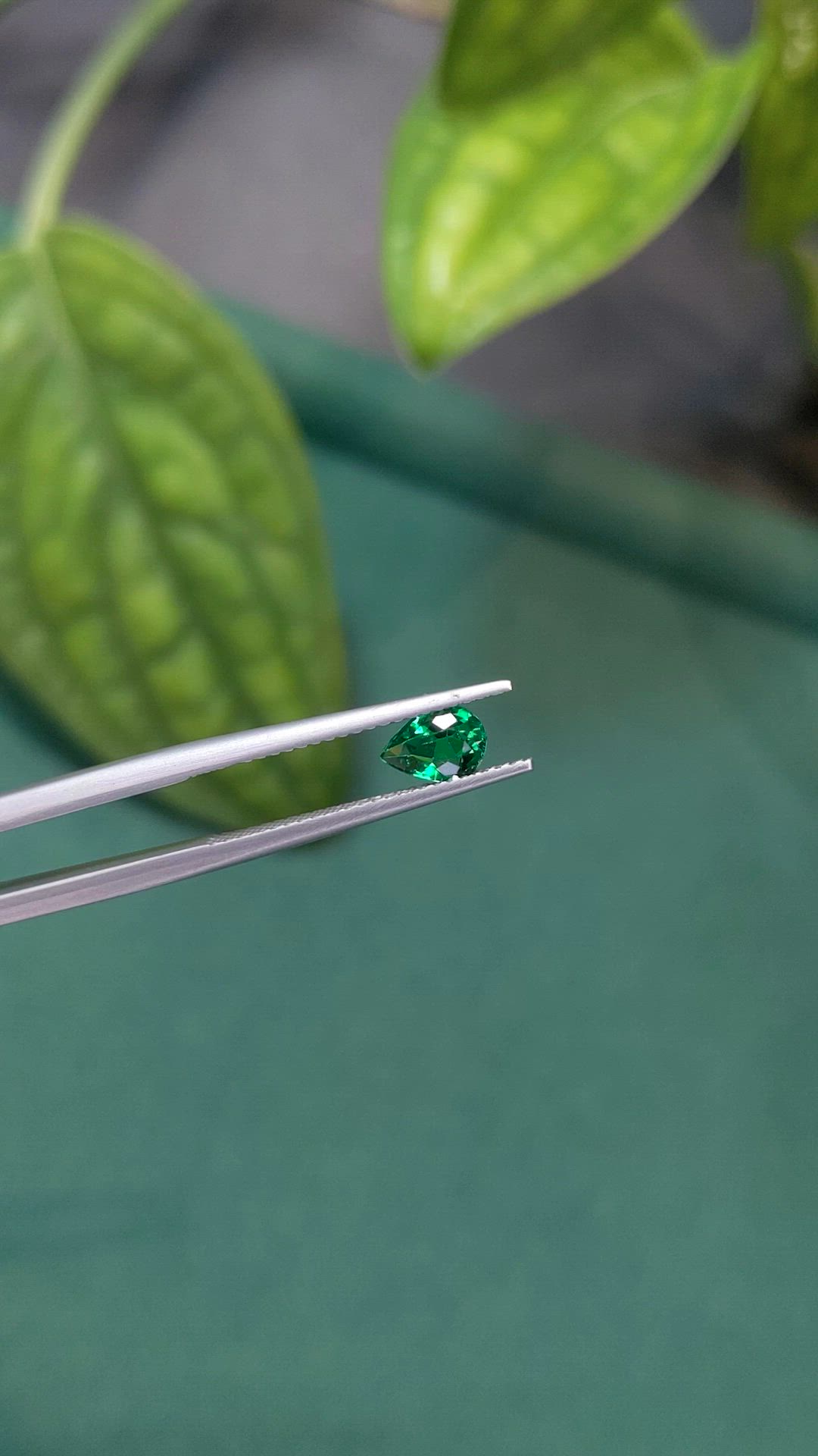 0.49 Ct. Emerald from Zambia Size Video