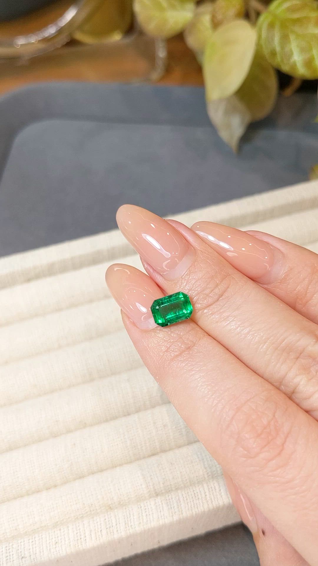 1.53 Ct. Emerald from Zambia Size Video