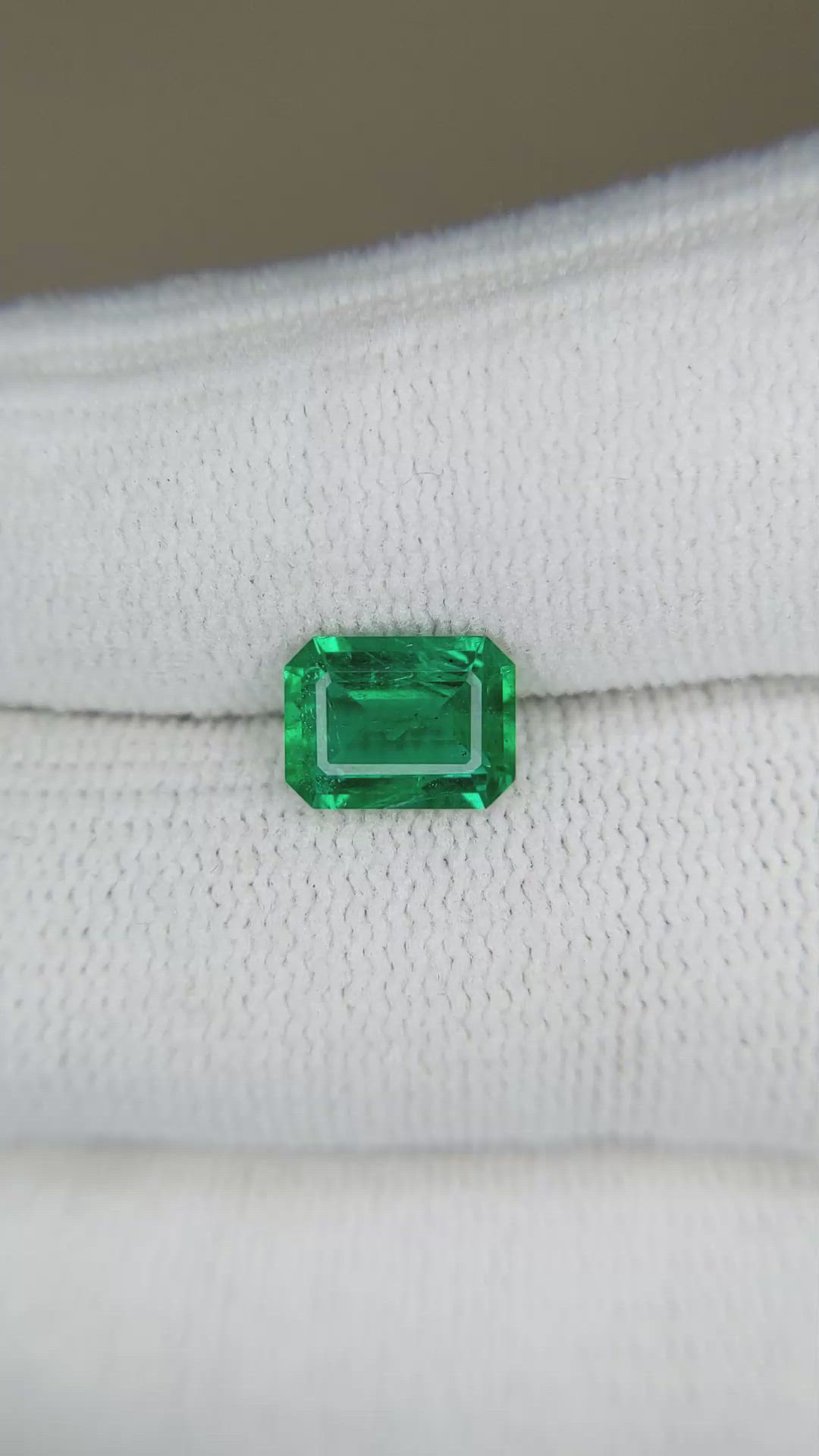 1.44 Ct. Emerald from Zambia Size Video