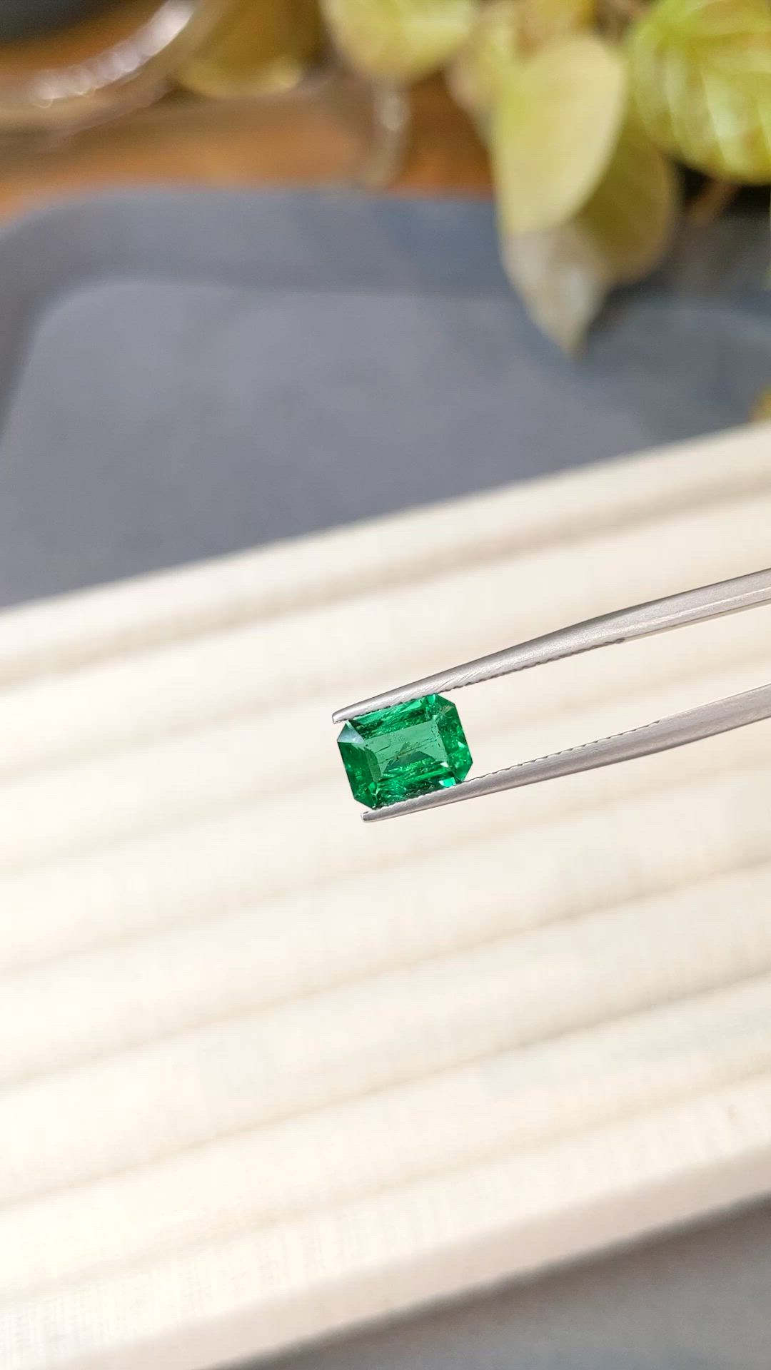 1.44 Ct. Emerald from Zambia Size Video