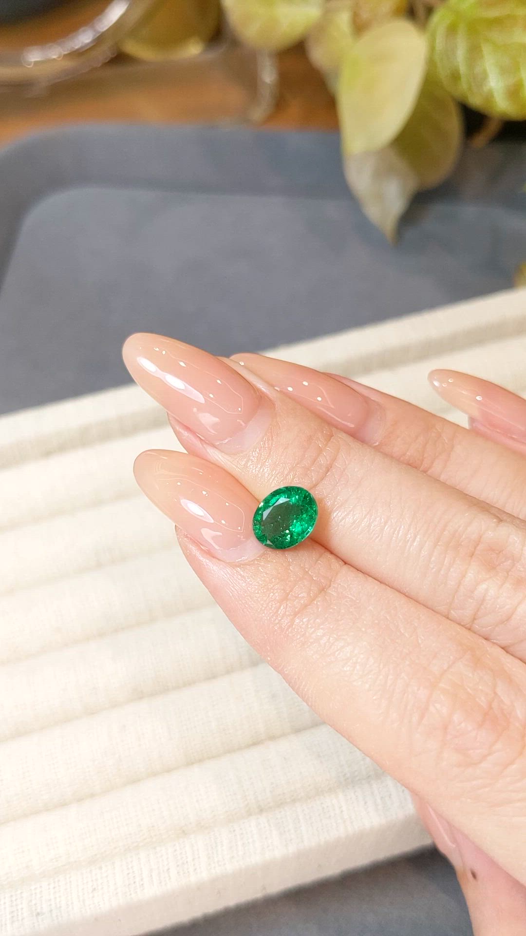 1.49 Ct. Emerald from Zambia Size Video
