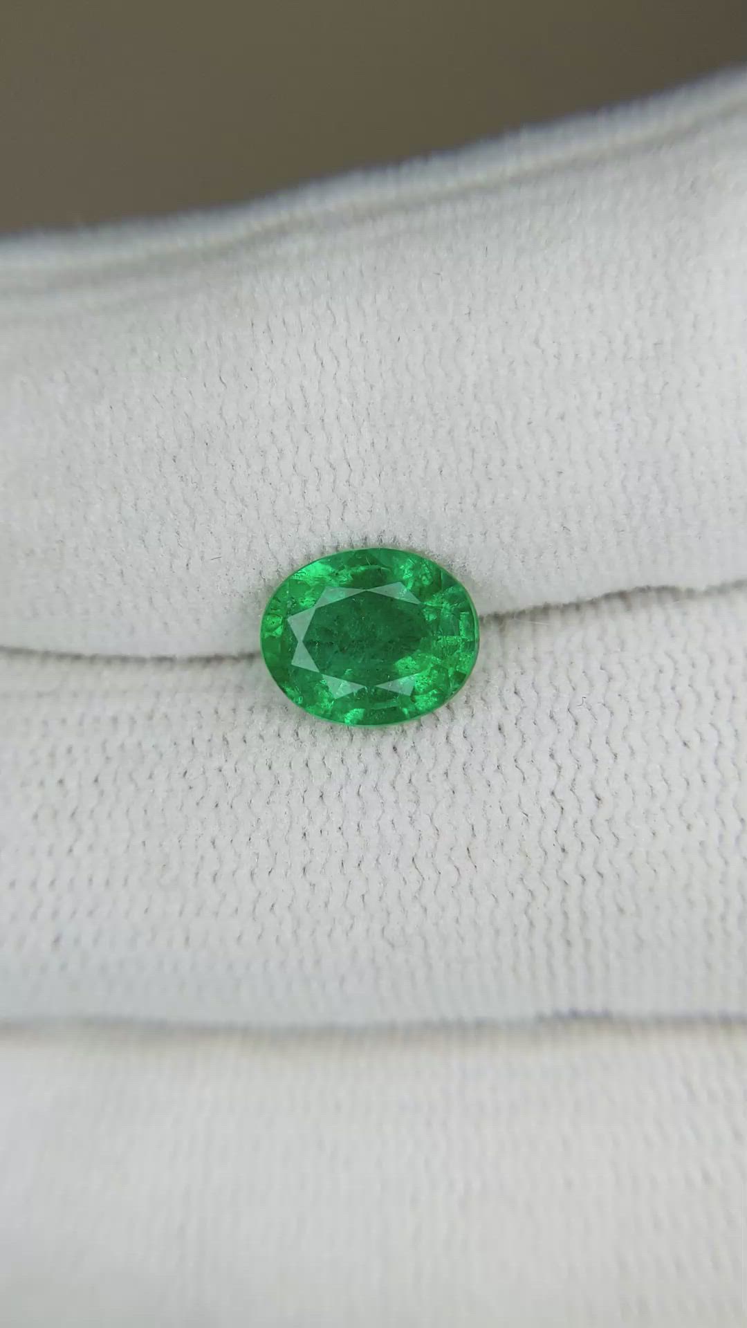 1.49 Ct. Emerald from Zambia Size Video