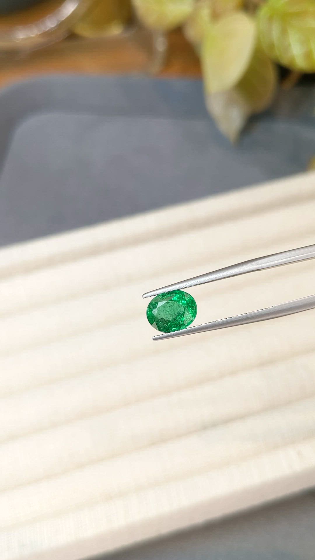 1.49 Ct. Emerald from Zambia Size Video