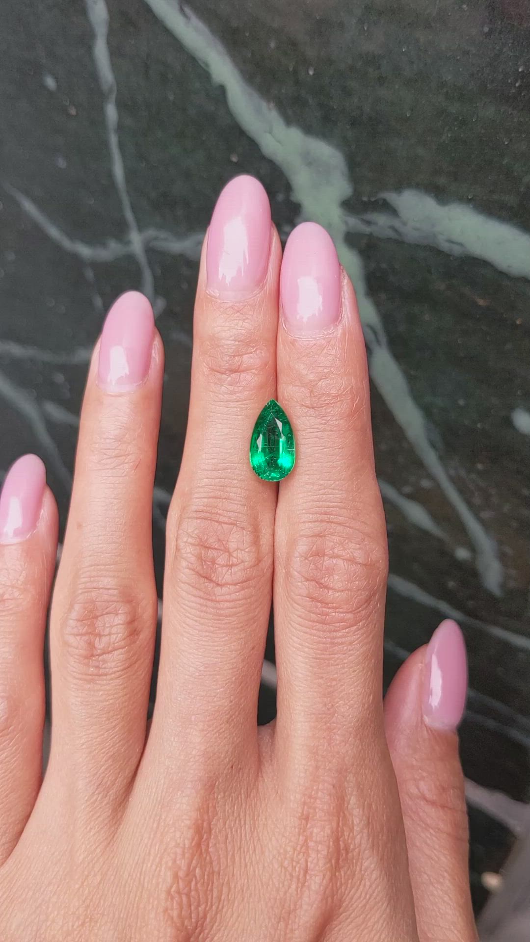 2.60 Ct. Emerald from Zambia Size Video