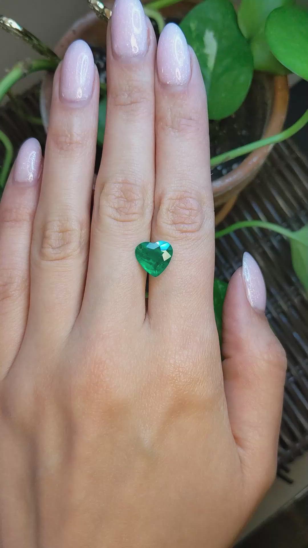 2.55 Ct. Emerald from Brazil Size Video