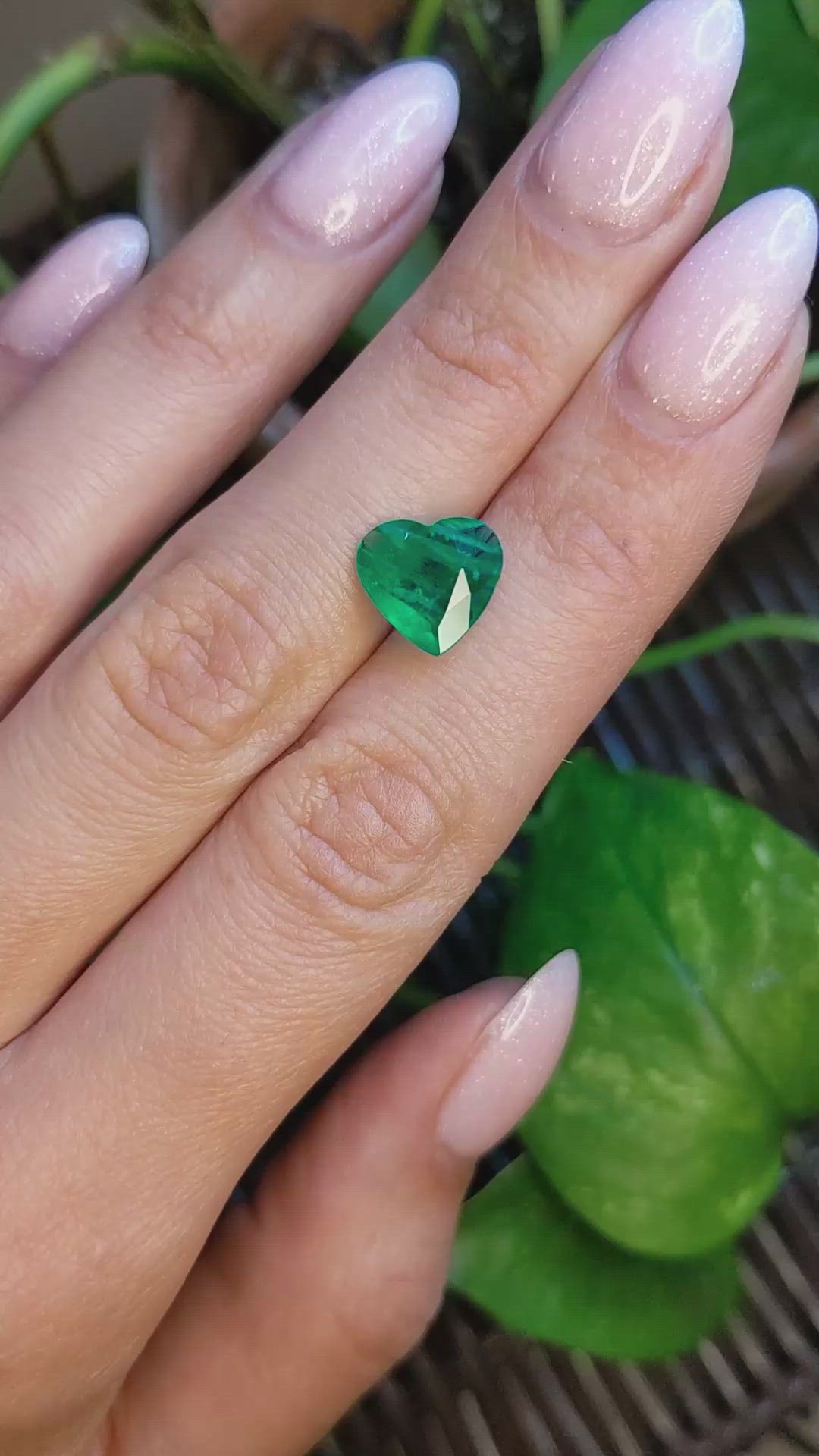 2.55 Ct. Emerald from Brazil Size Video