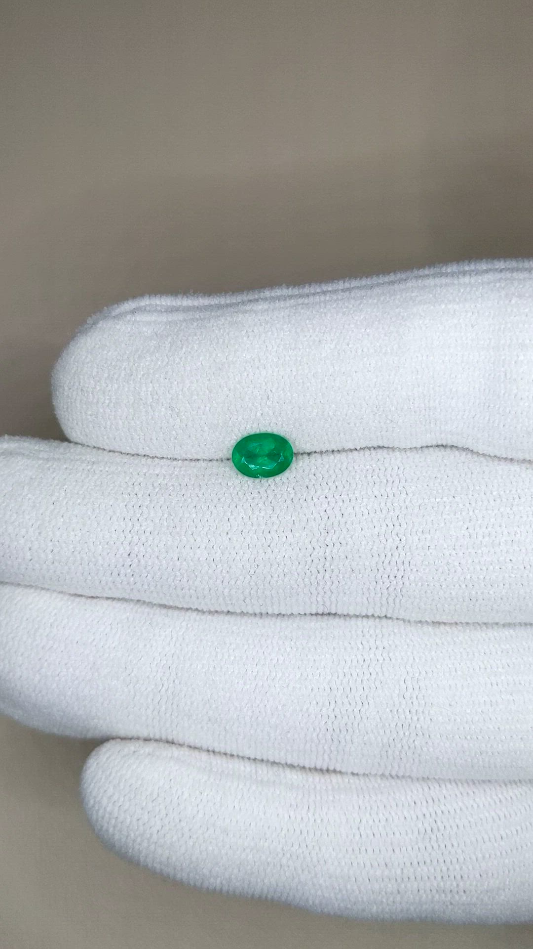 0.56 Ct. Emerald from Afghanistan Size Video