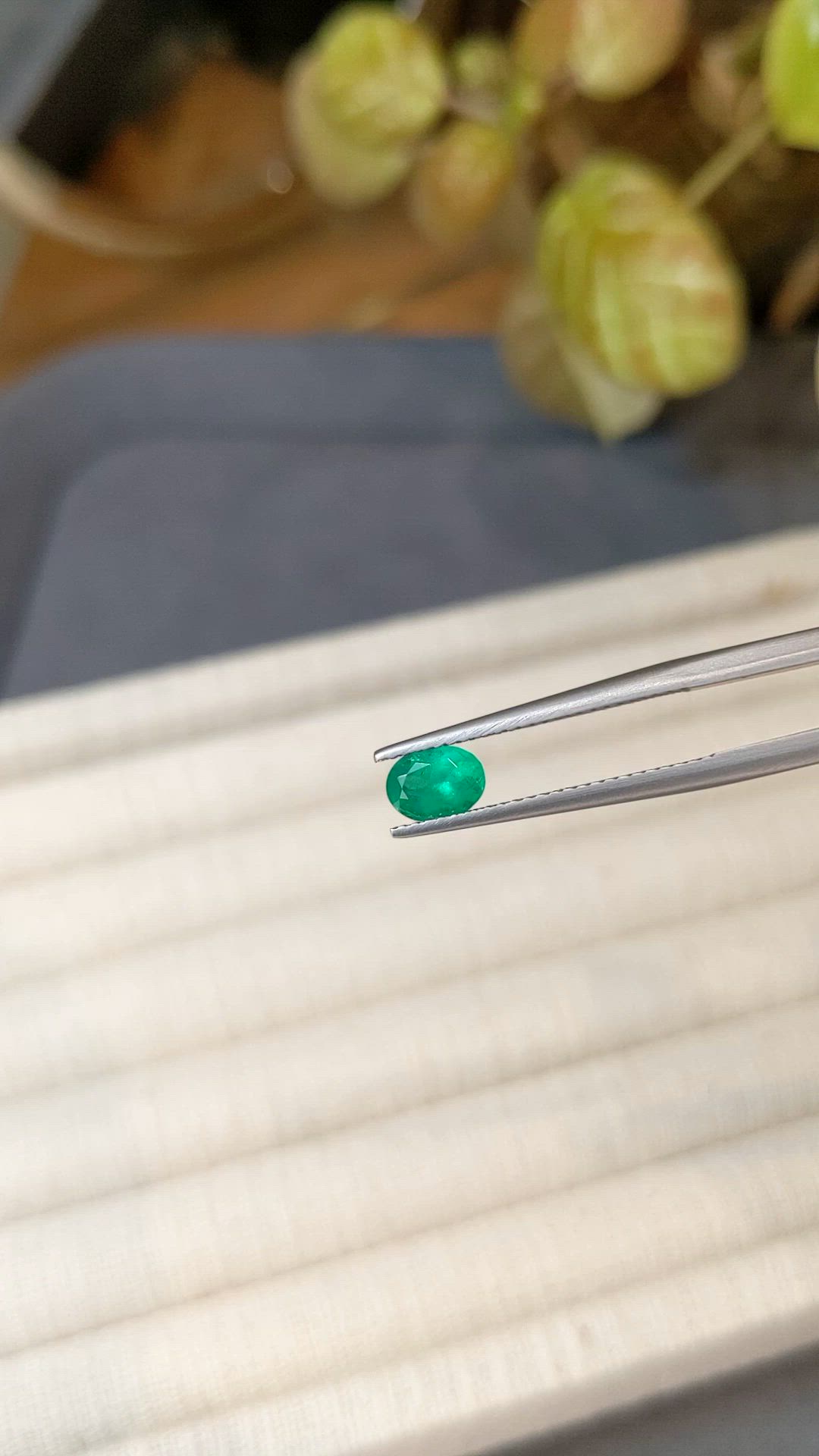 0.56 Ct. Emerald from Afghanistan Size Video